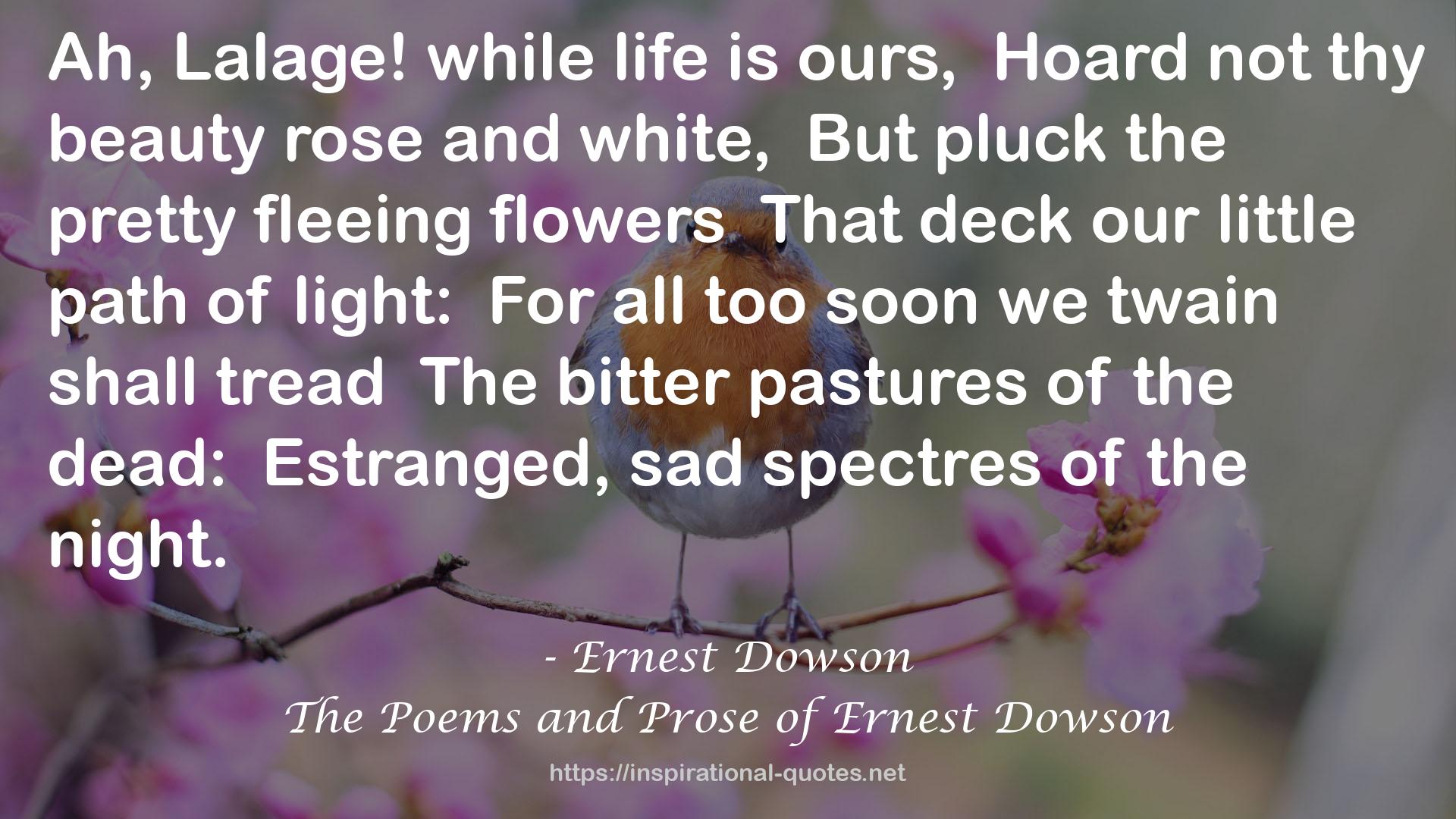 Ernest Dowson QUOTES