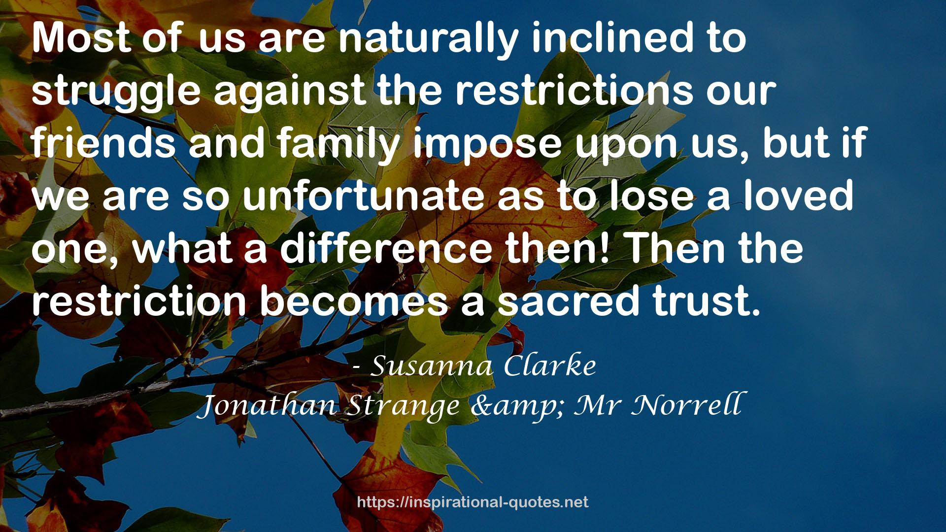 Jonathan Strange & Mr Norrell QUOTES