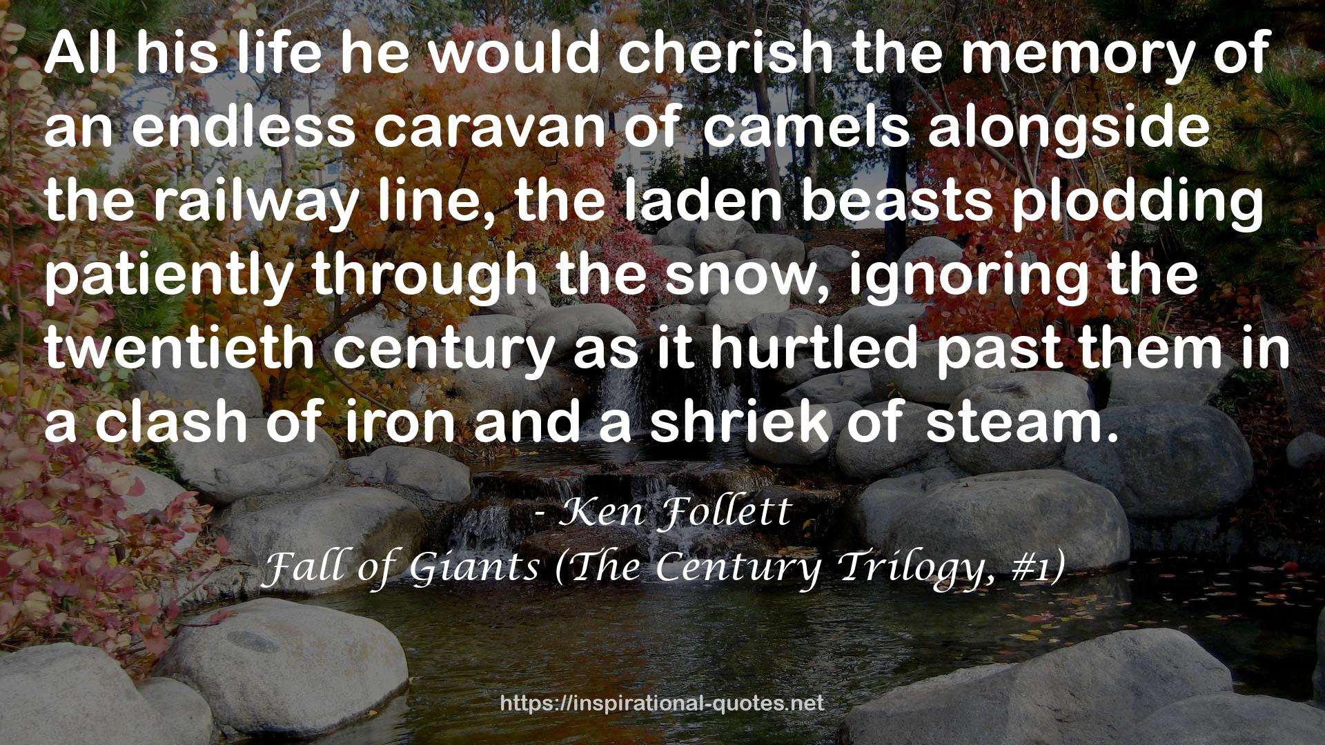 Fall of Giants (The Century Trilogy, #1) QUOTES