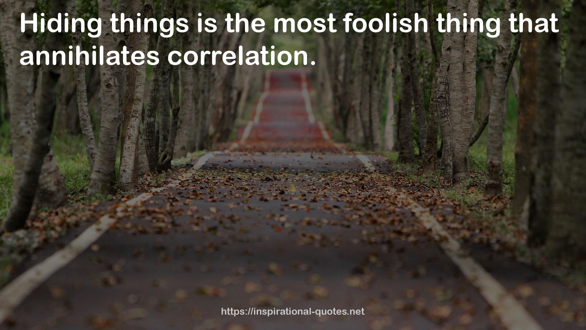the most foolish thing  QUOTES