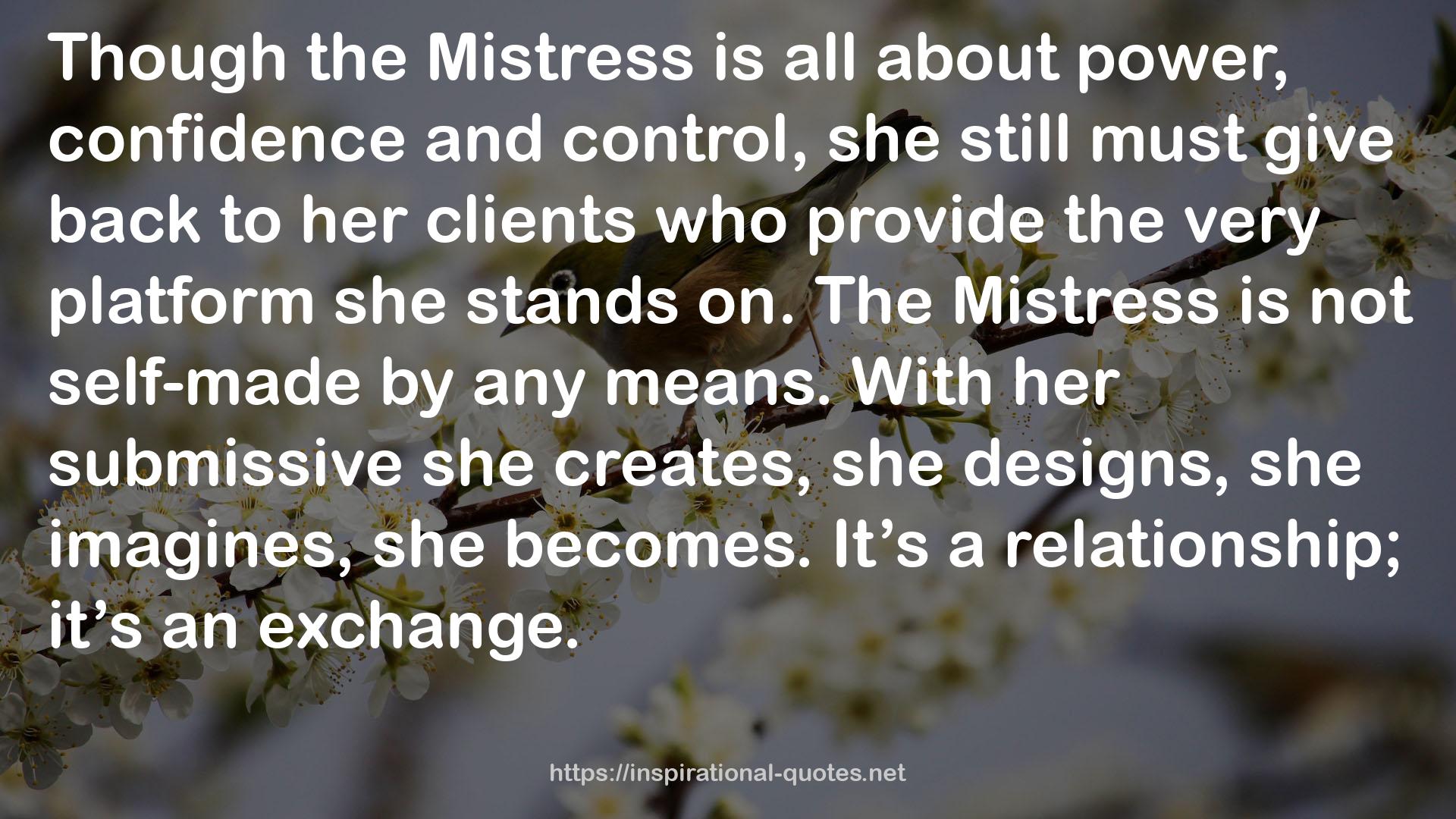 her submissive  QUOTES