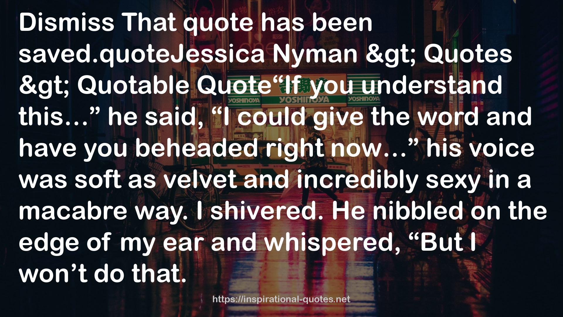 Nyman  QUOTES