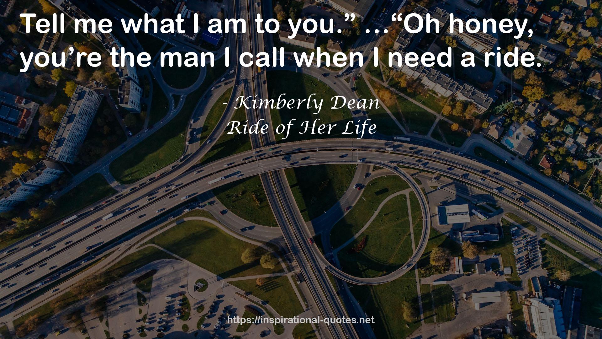 Ride of Her Life QUOTES