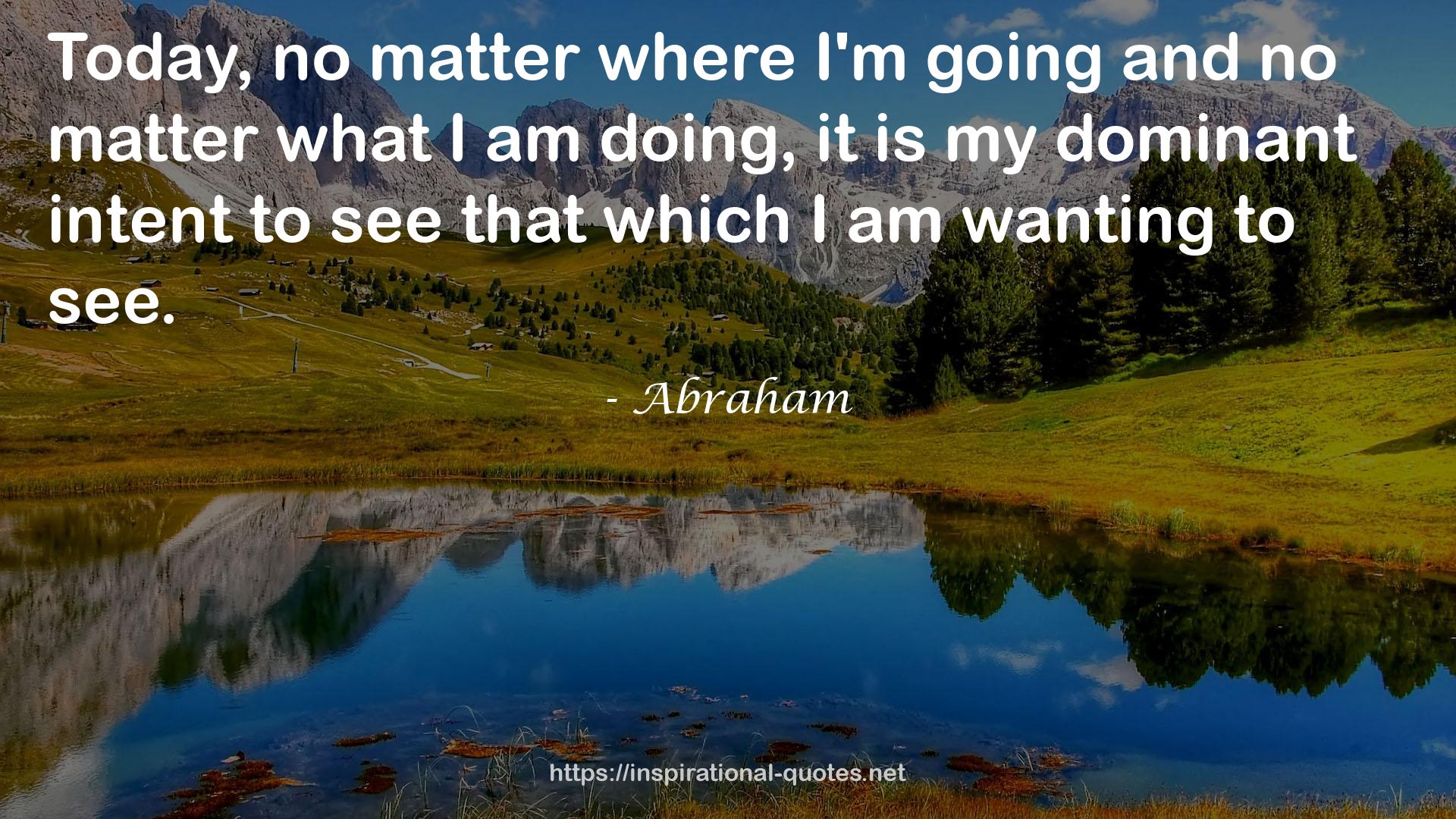 Abraham QUOTES