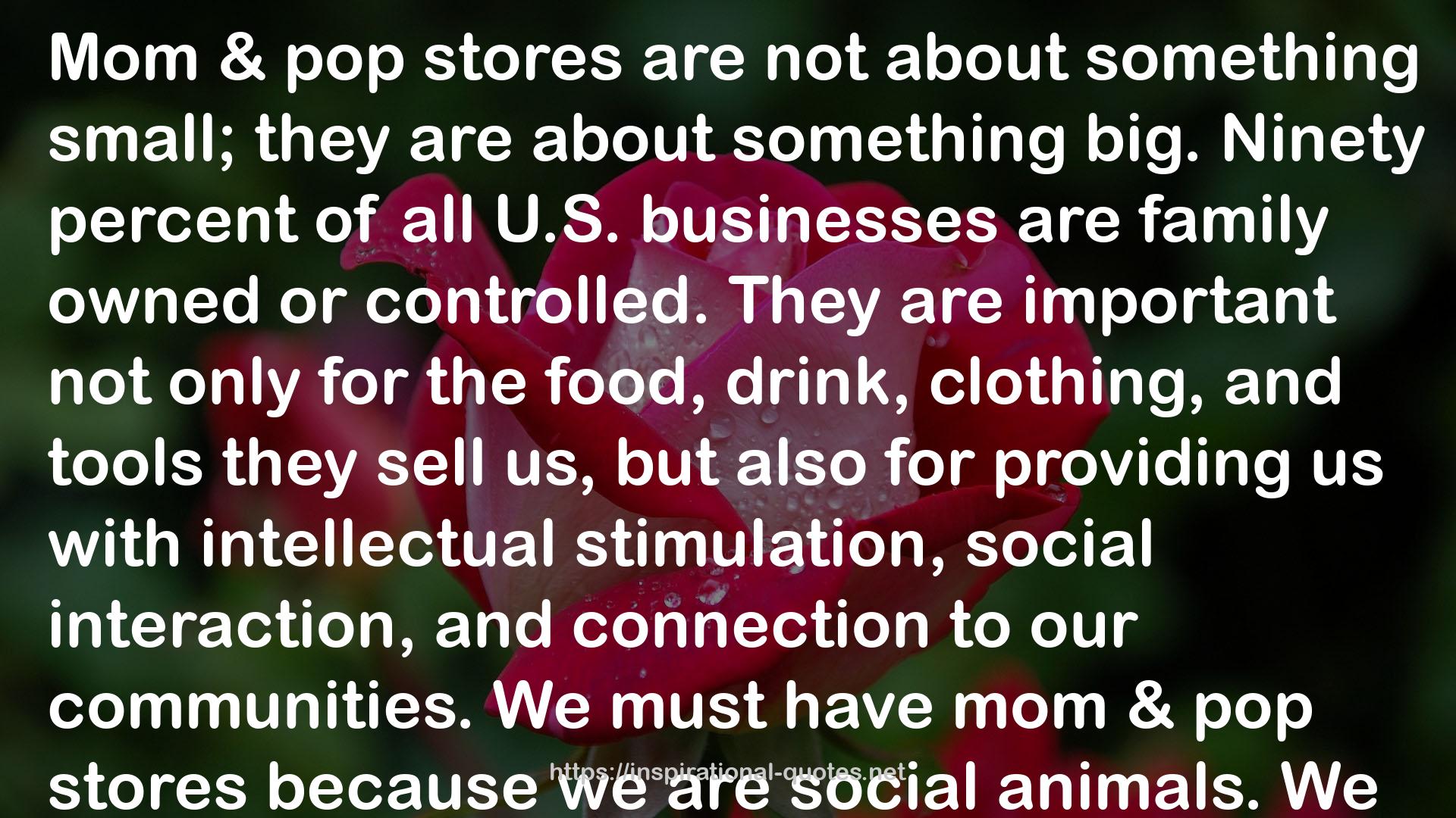 pop stores  QUOTES