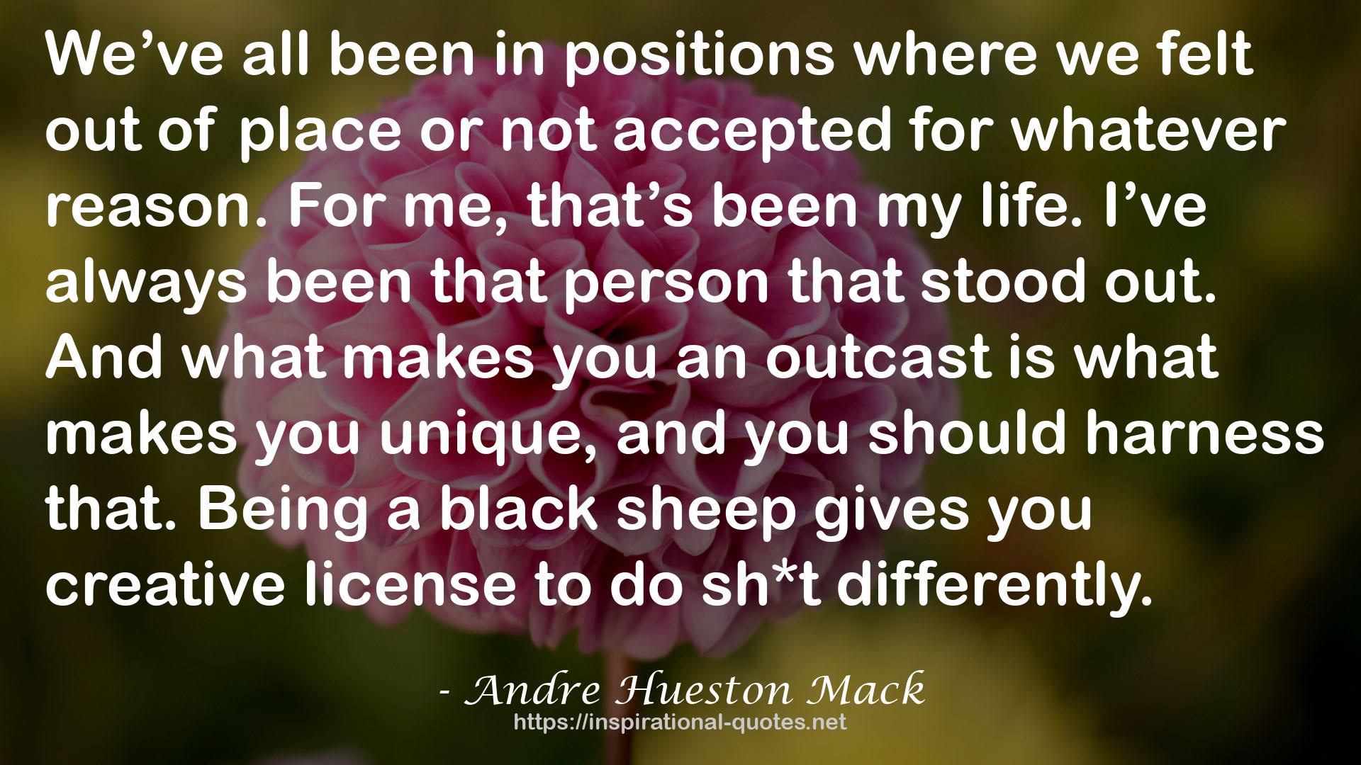Andre Hueston Mack QUOTES