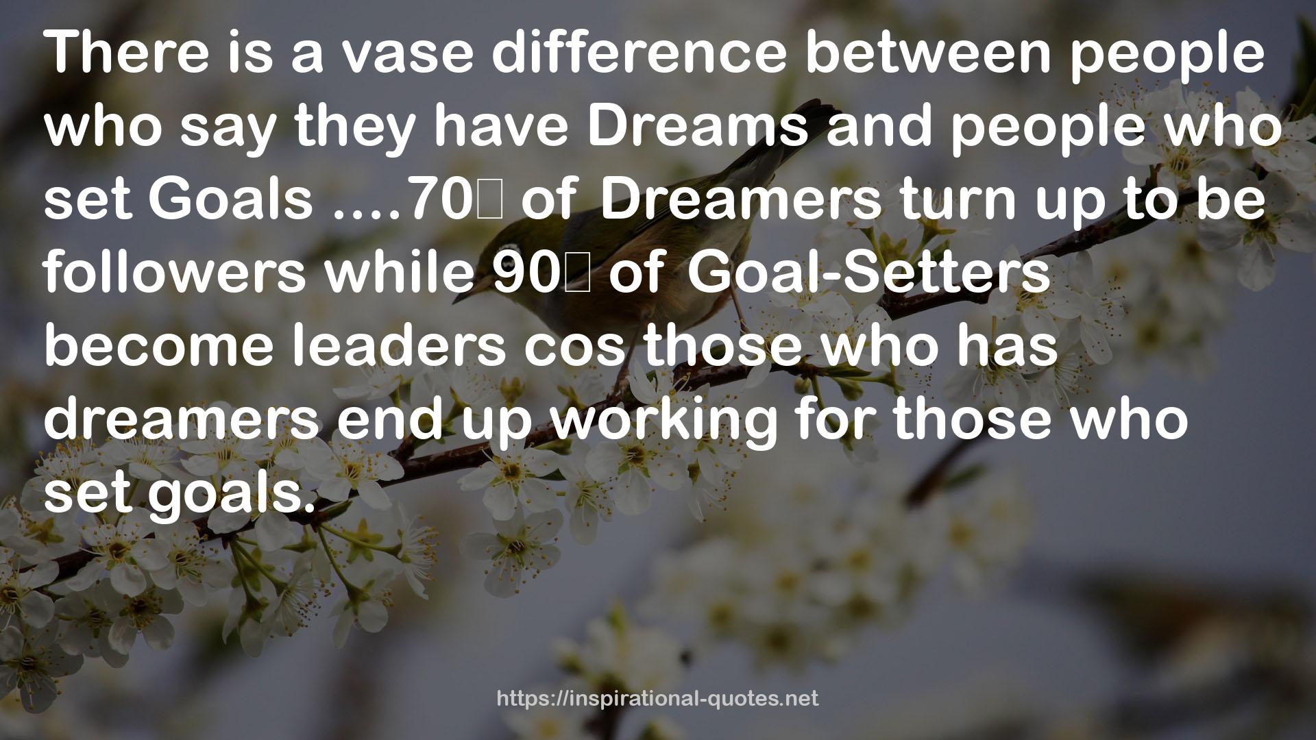 Goal-Setters  QUOTES