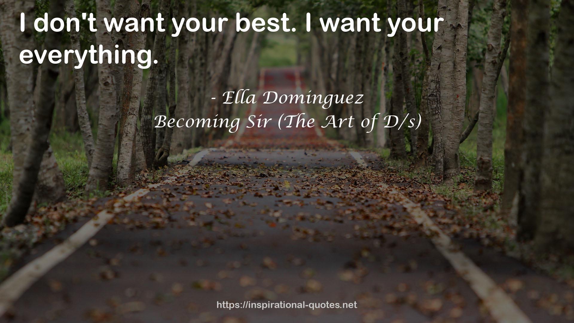 Becoming Sir (The Art of D/s) QUOTES