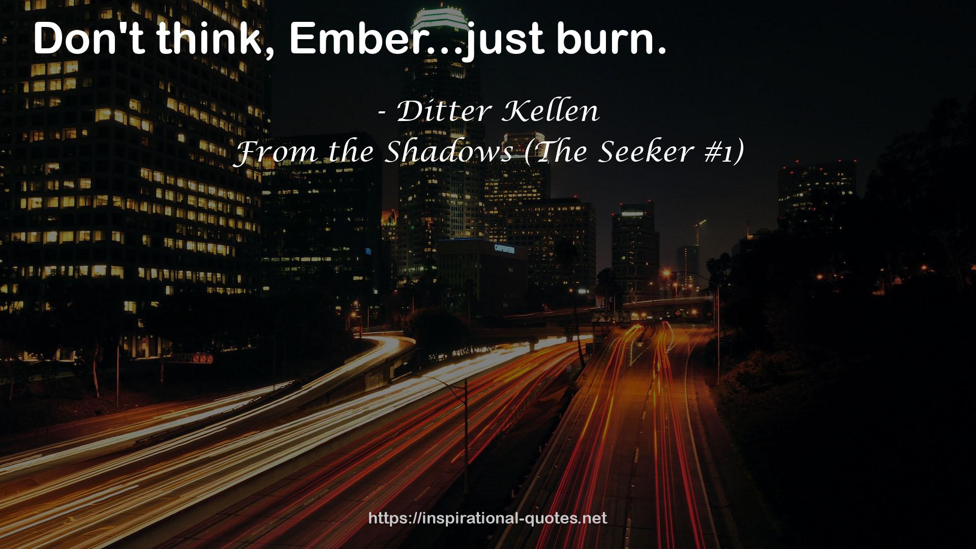 From the Shadows (The Seeker #1) QUOTES