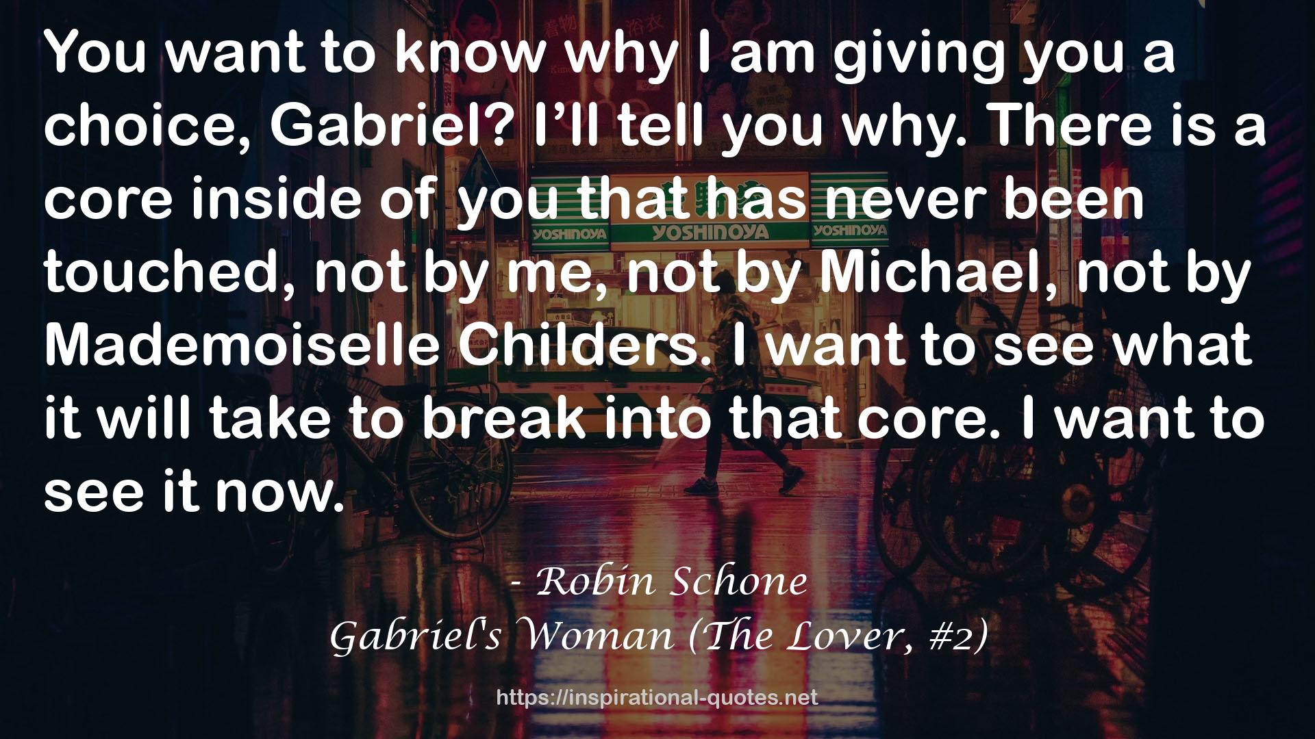 Gabriel's Woman (The Lover, #2) QUOTES