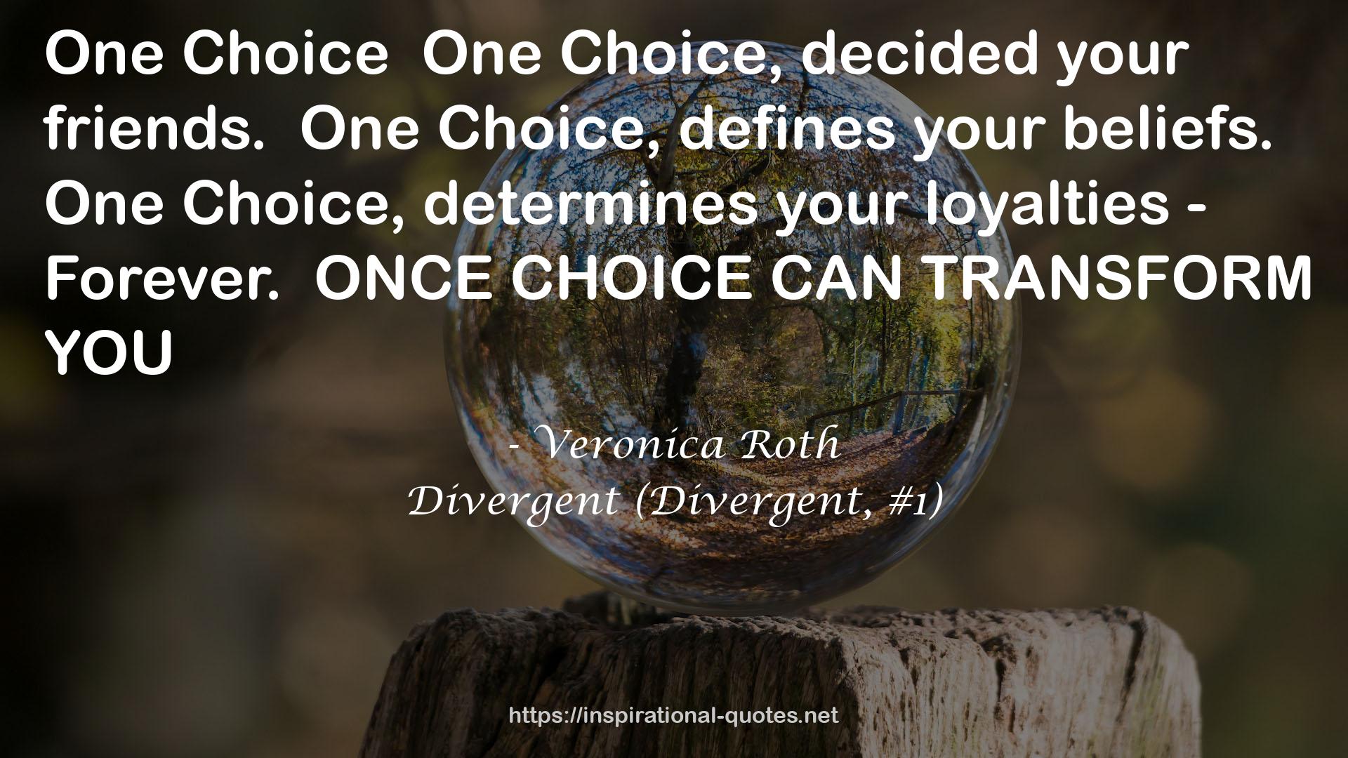 ChoiceOne  QUOTES
