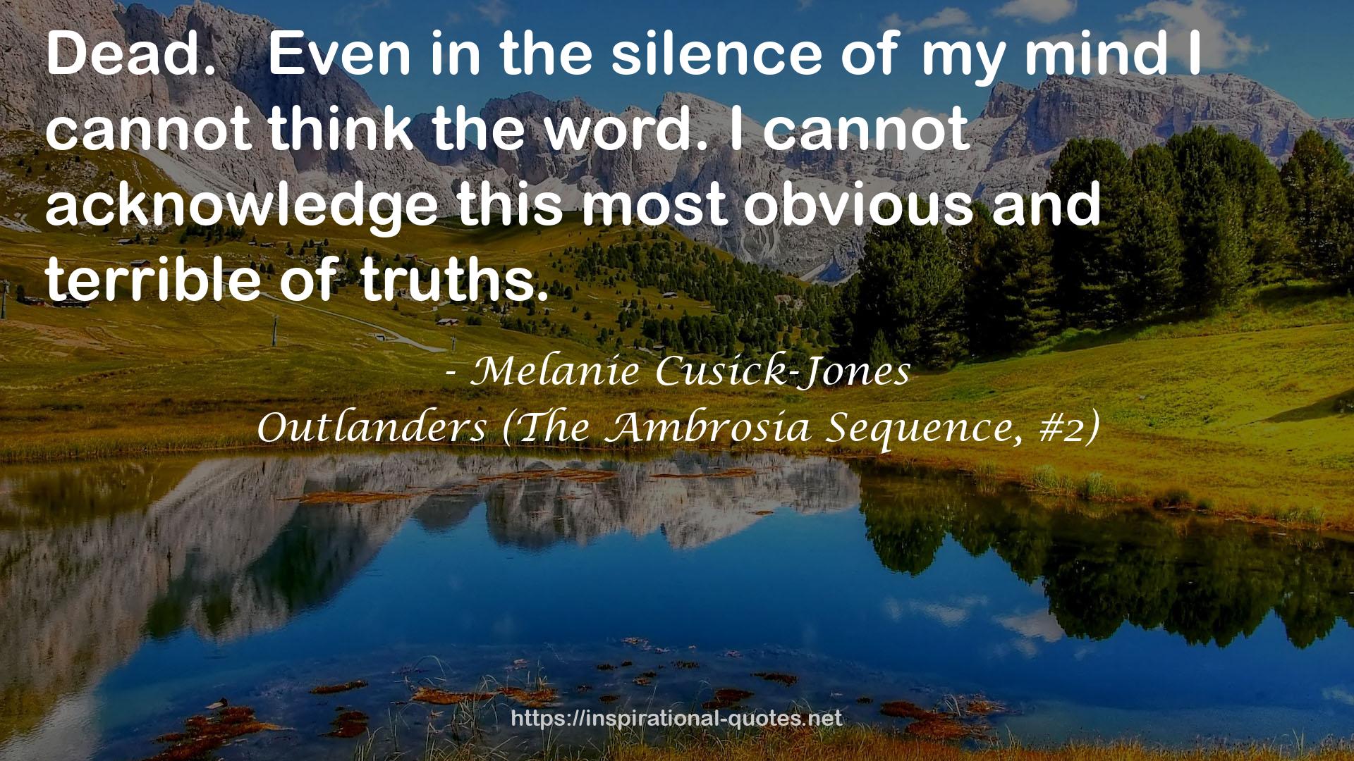 Melanie Cusick-Jones QUOTES