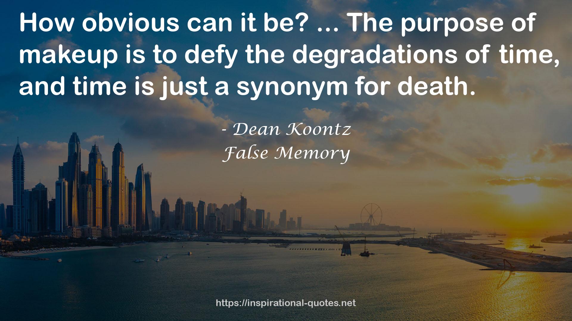 the degradations  QUOTES