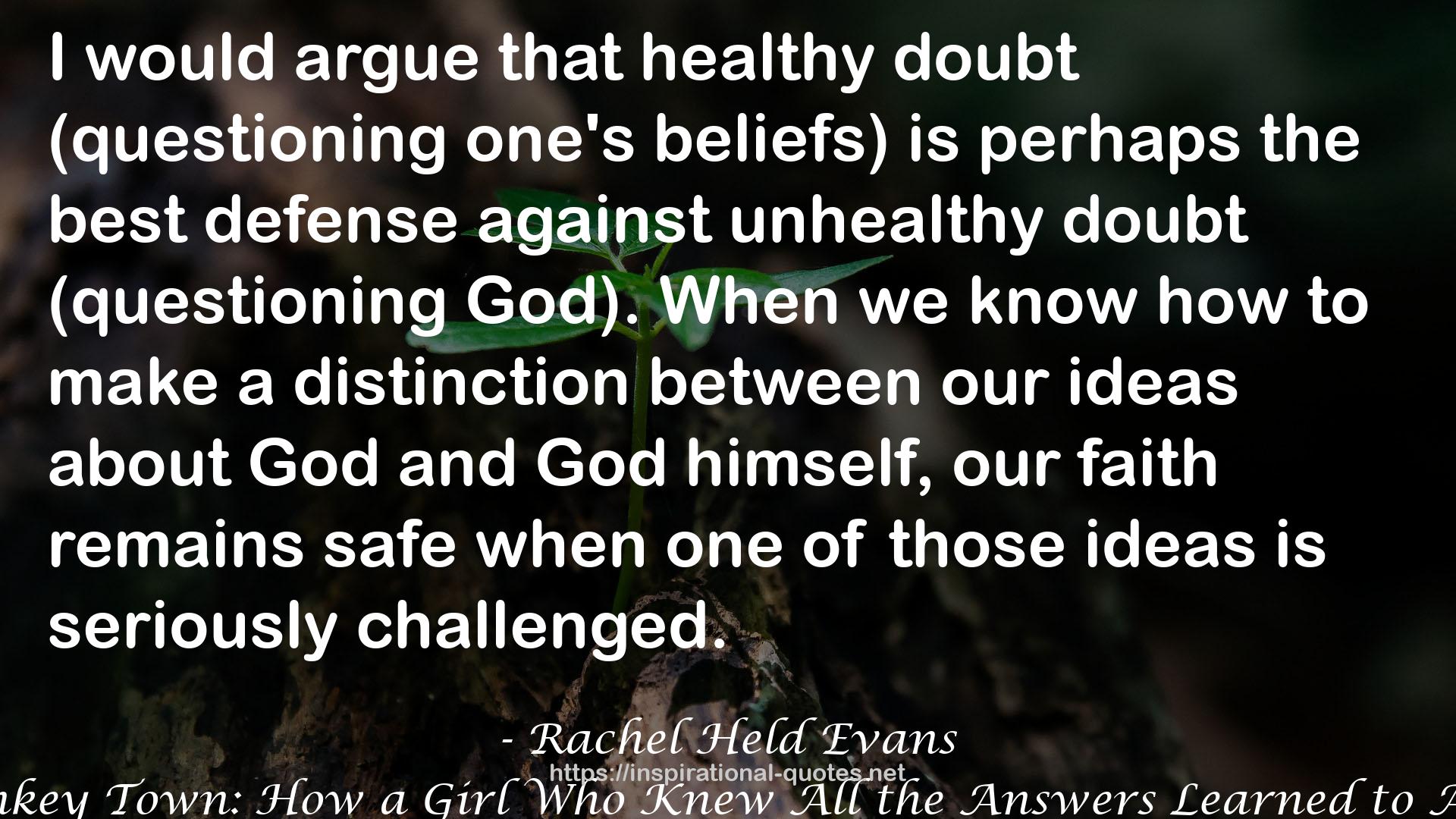 healthy doubt  QUOTES