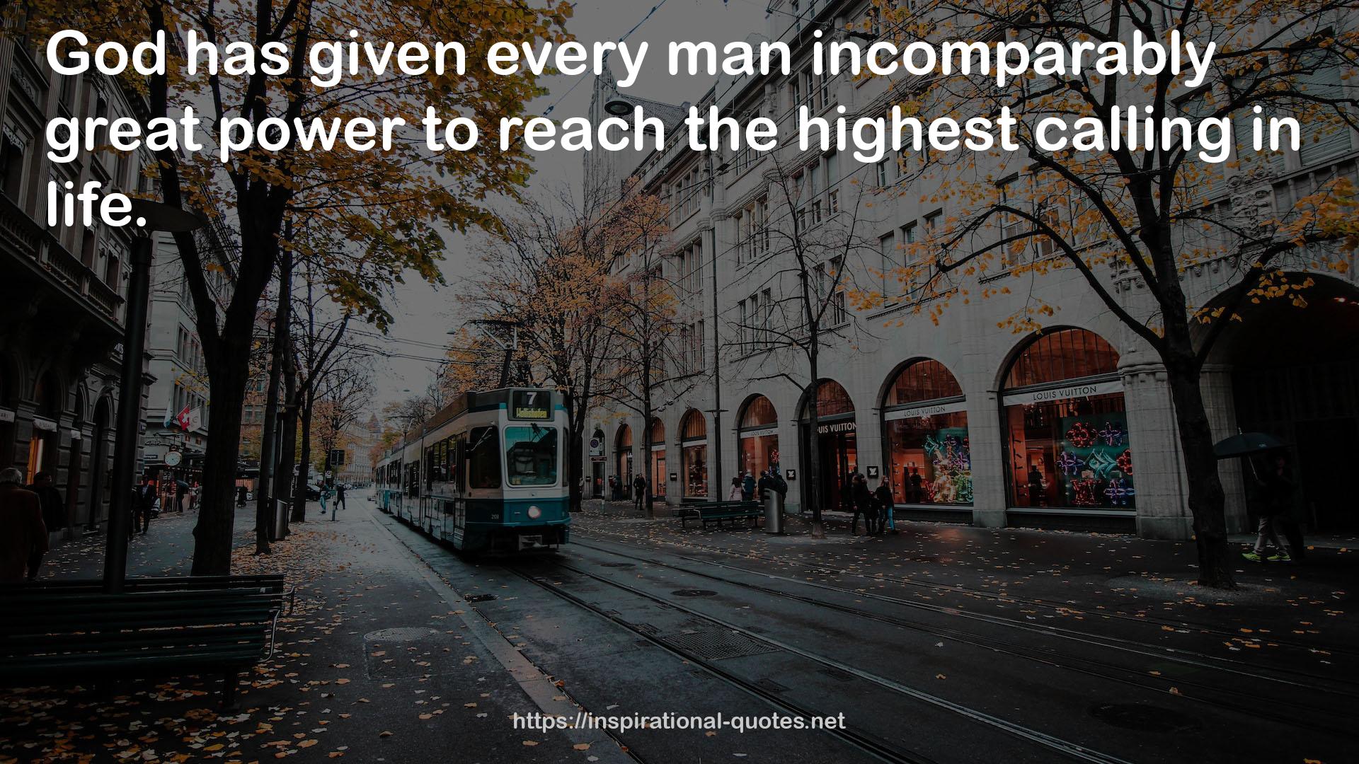 incomparably great power  QUOTES