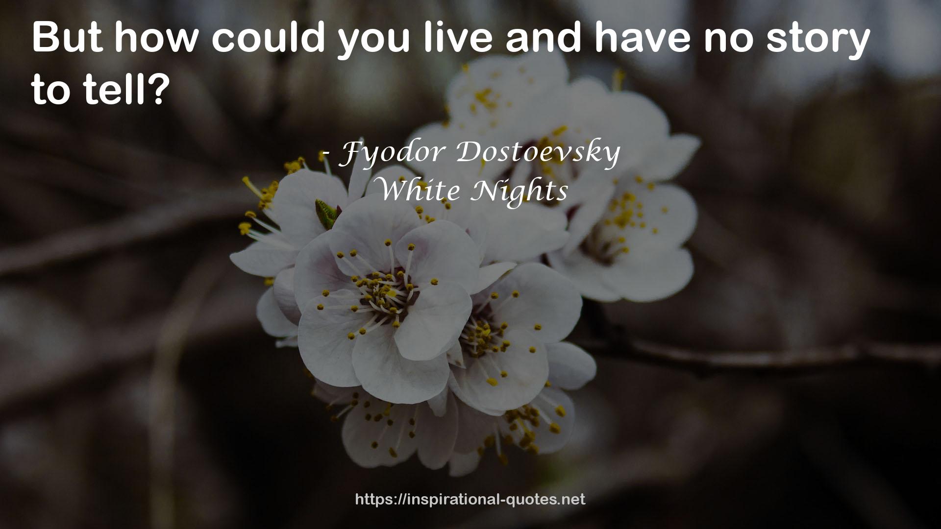 White Nights QUOTES