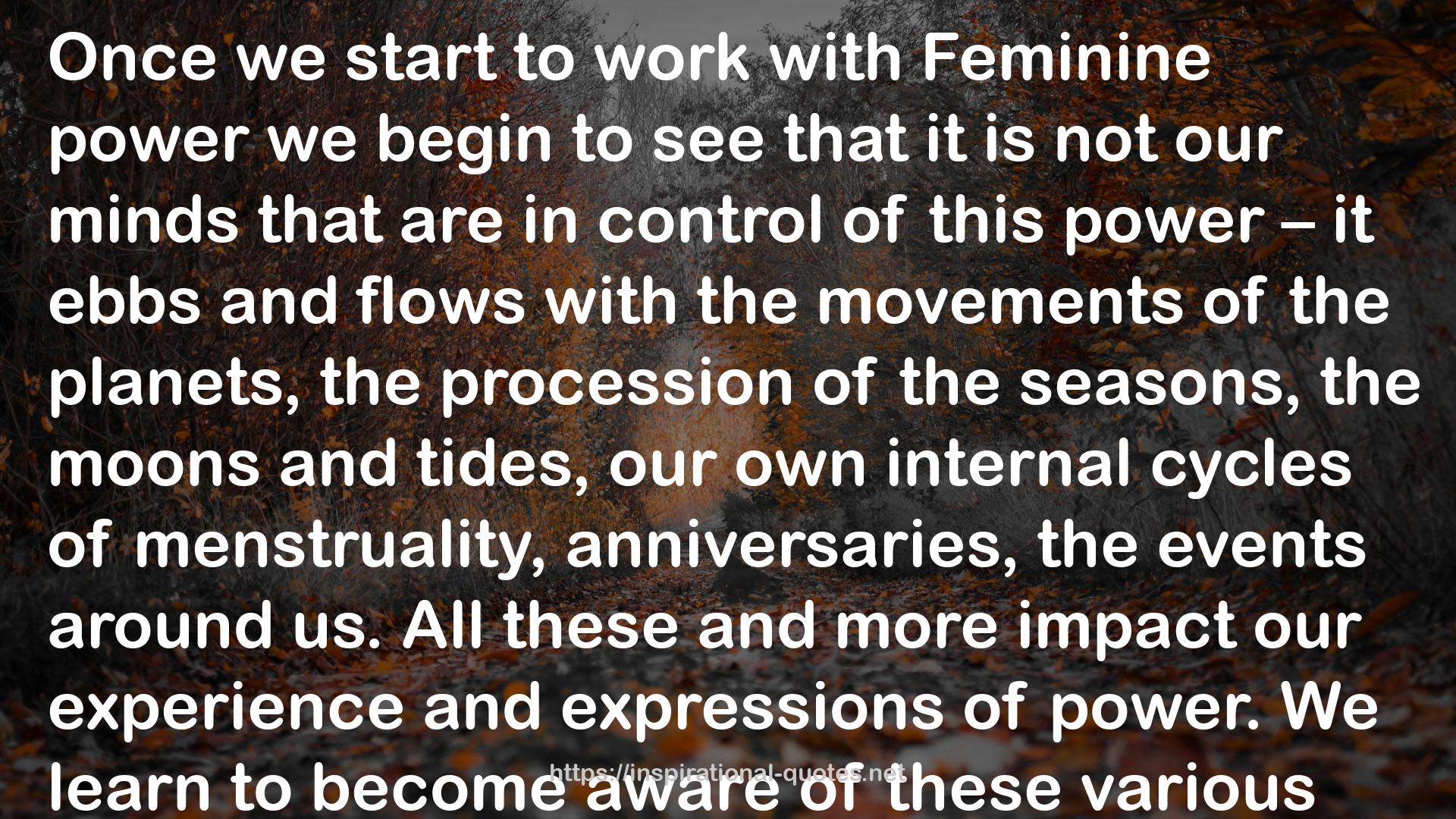 Feminine power  QUOTES