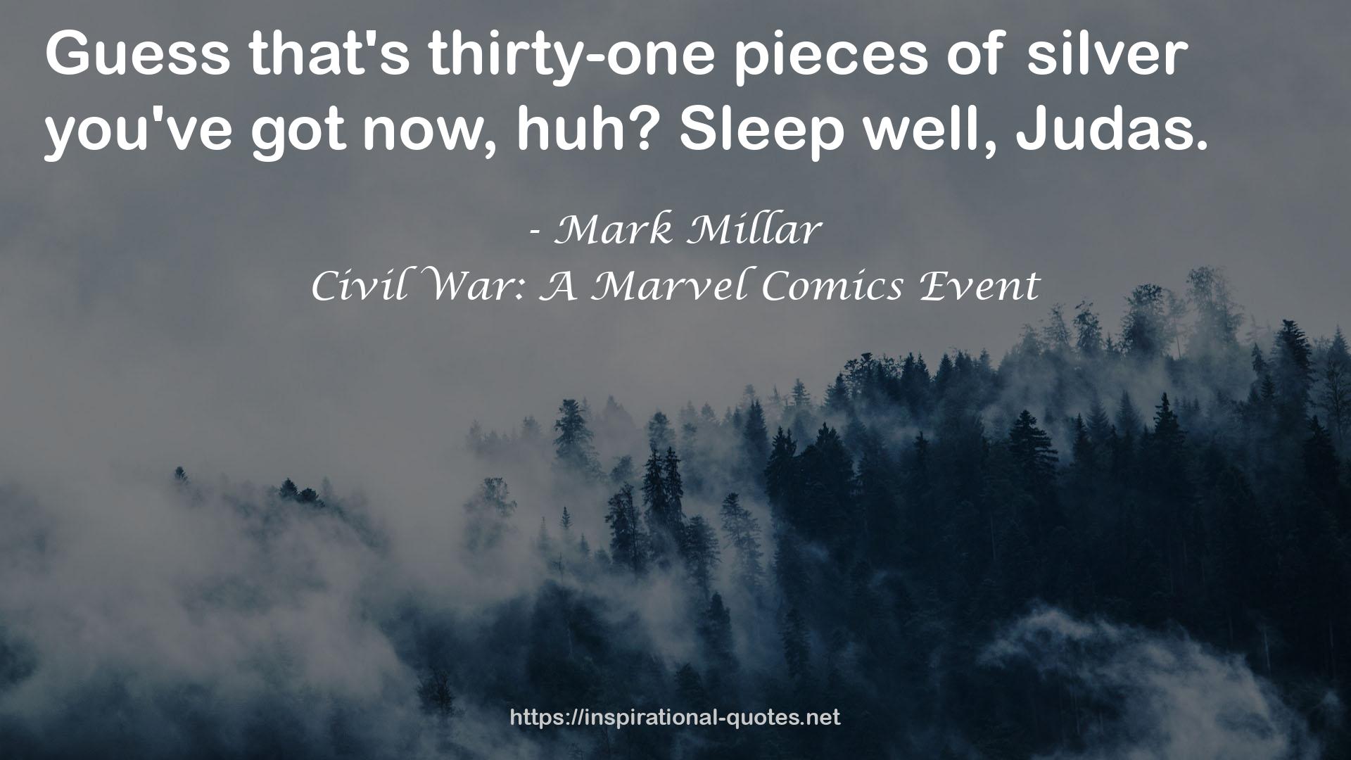 Civil War: A Marvel Comics Event QUOTES