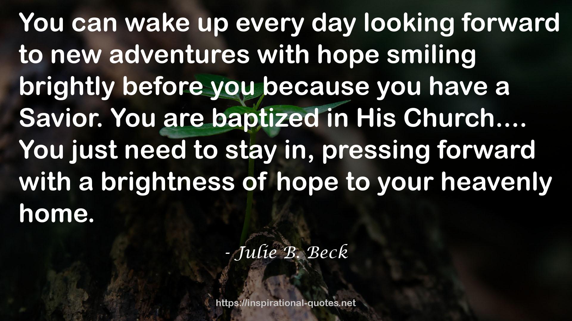 Julie B. Beck QUOTES