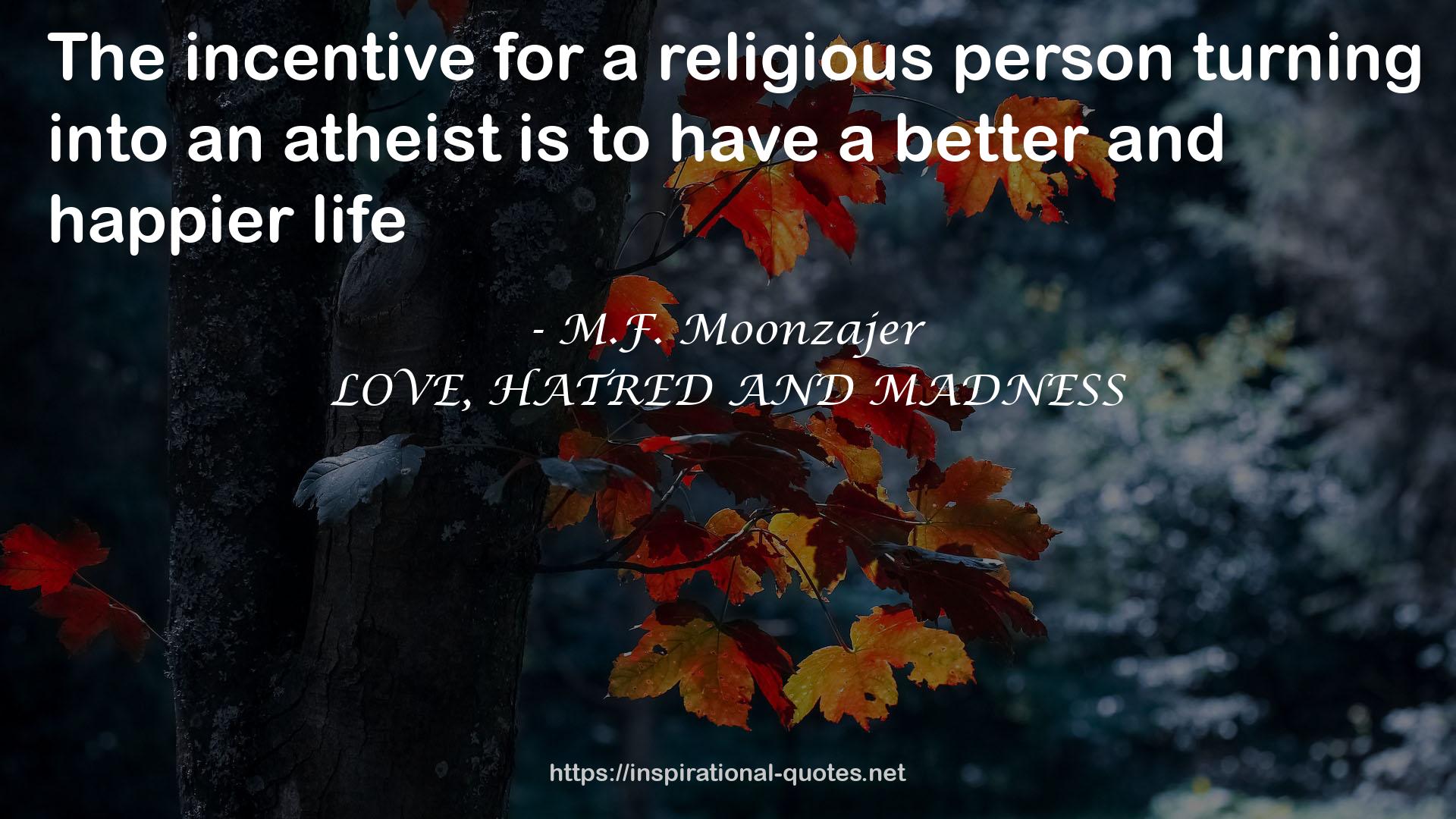 an atheist  QUOTES