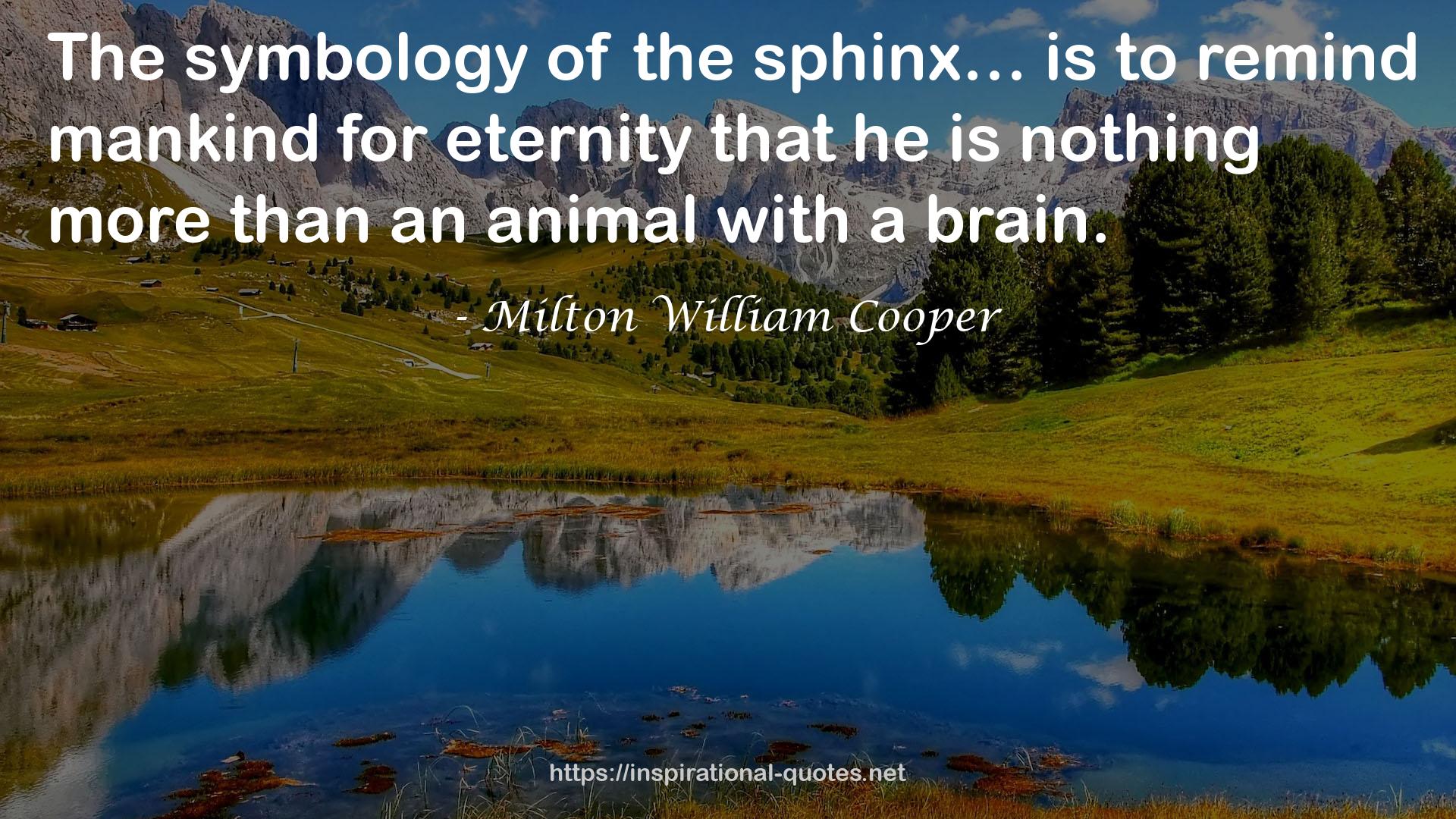 Milton William Cooper QUOTES