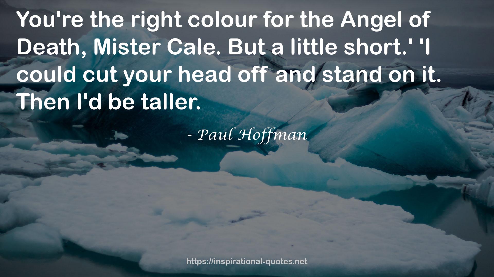 Paul Hoffman QUOTES