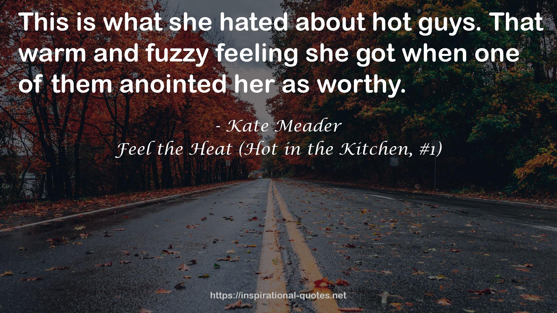 Feel the Heat (Hot in the Kitchen, #1) QUOTES
