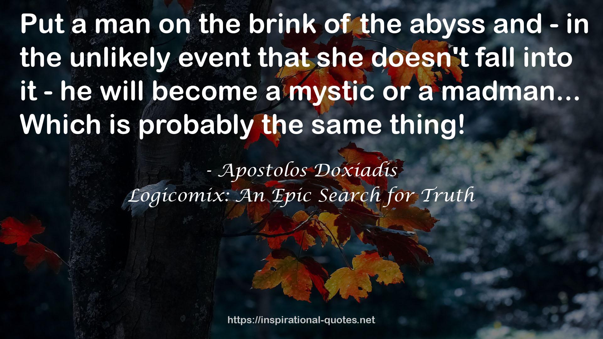 Apostolos Doxiadis QUOTES