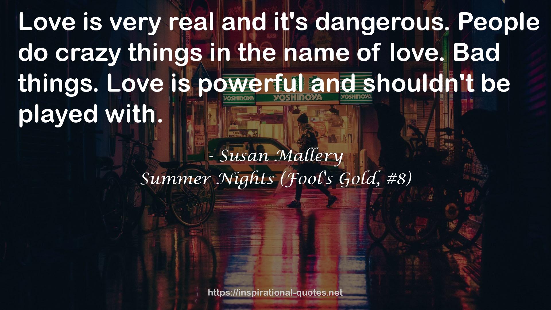 Summer Nights (Fool's Gold, #8) QUOTES