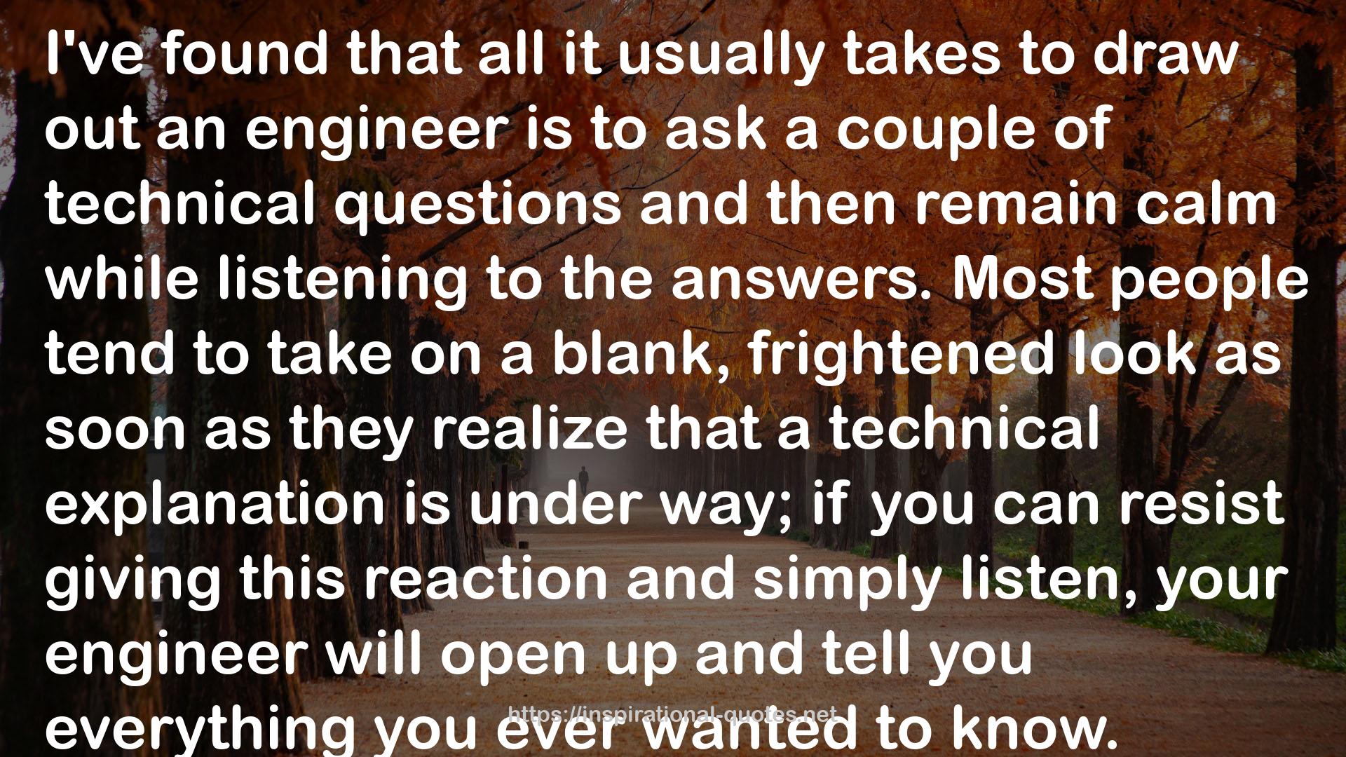 technical questions  QUOTES