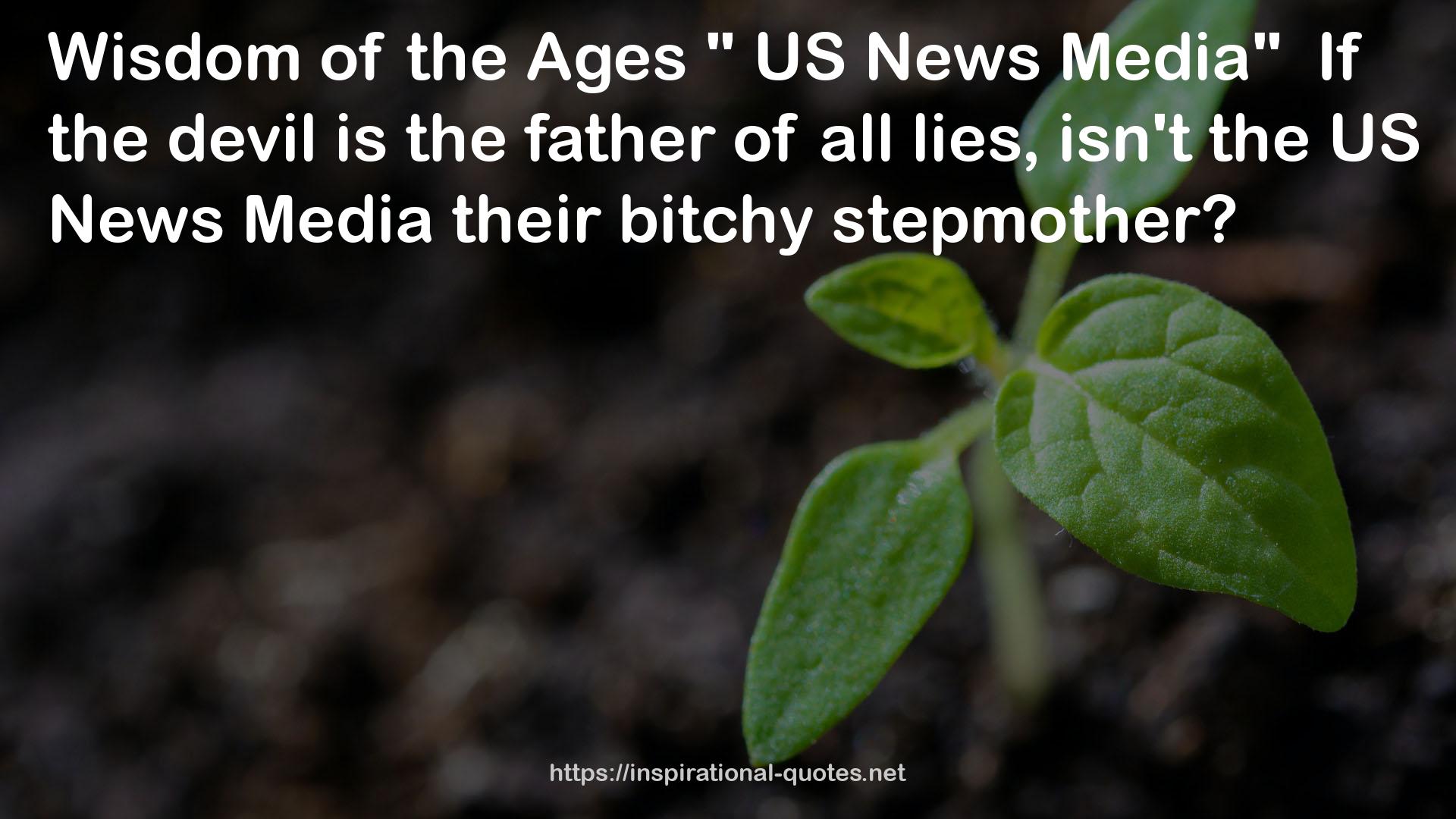 the US News Media  QUOTES