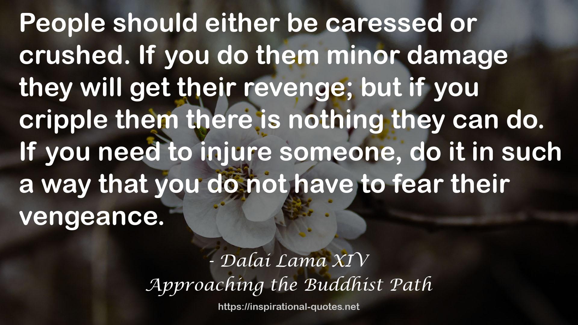 Approaching the Buddhist Path QUOTES