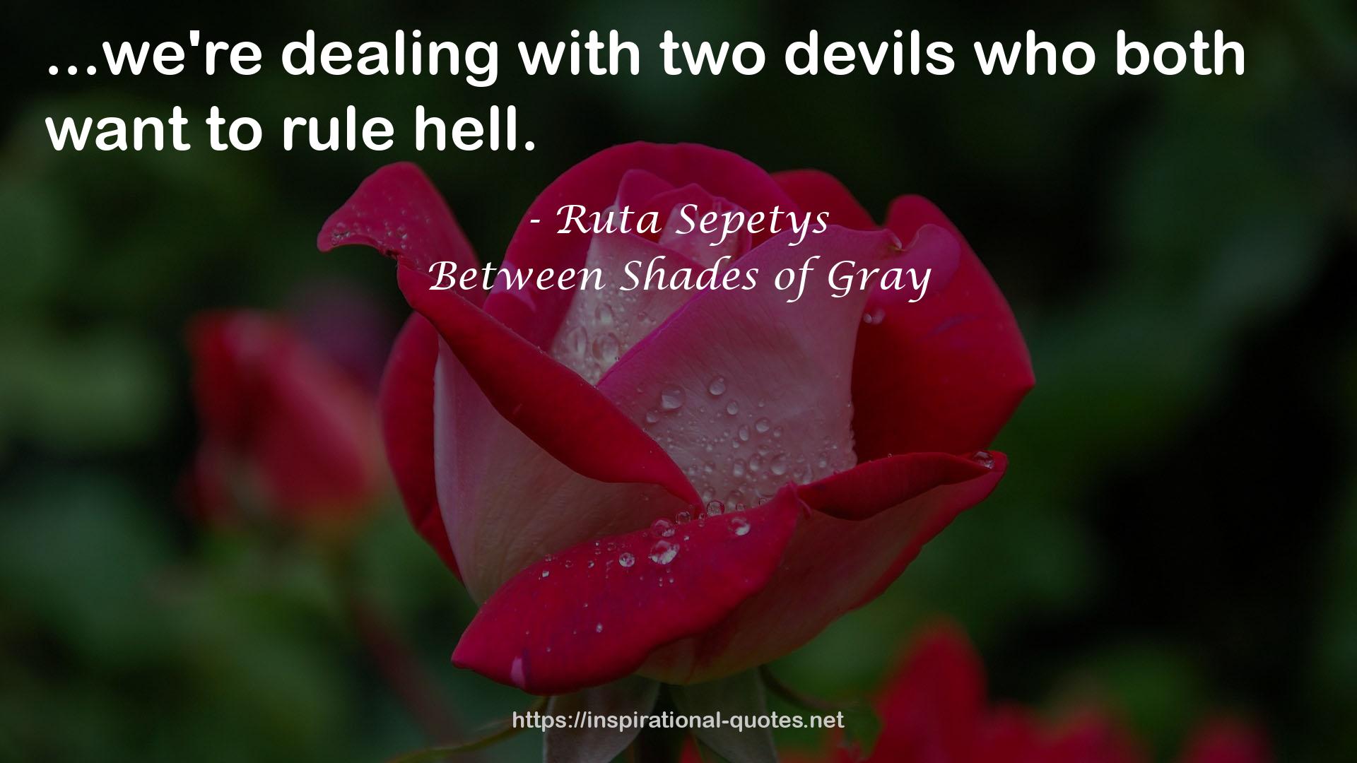 two devils  QUOTES