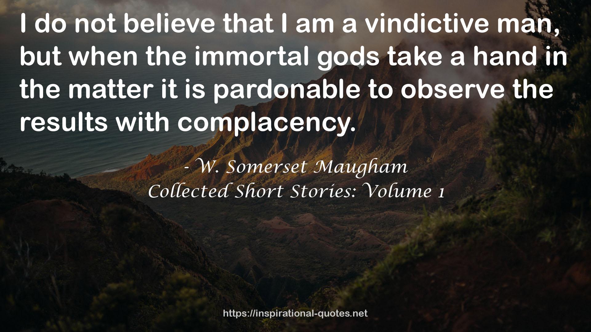 W. Somerset Maugham QUOTES
