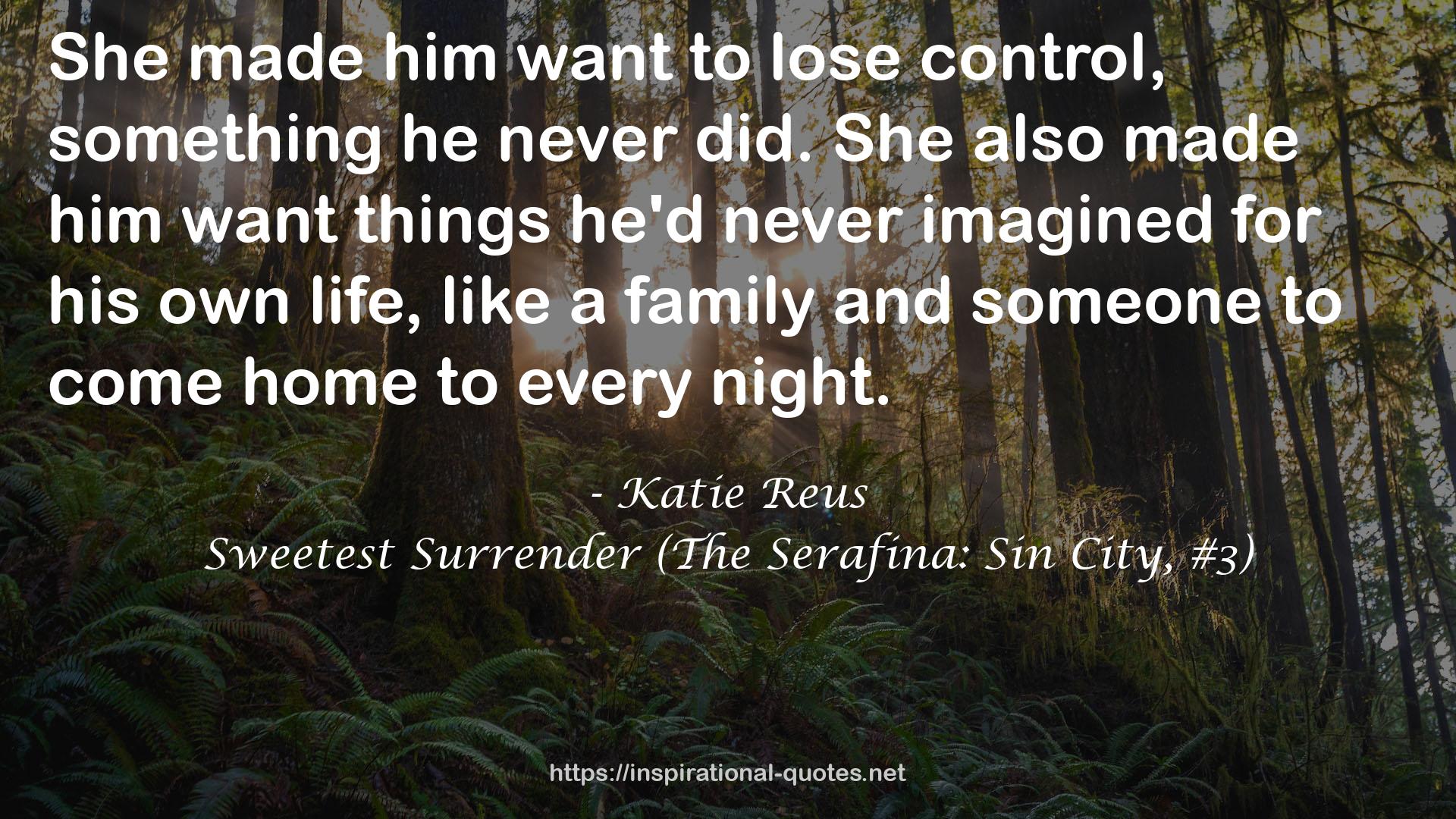 Sweetest Surrender (The Serafina: Sin City, #3) QUOTES