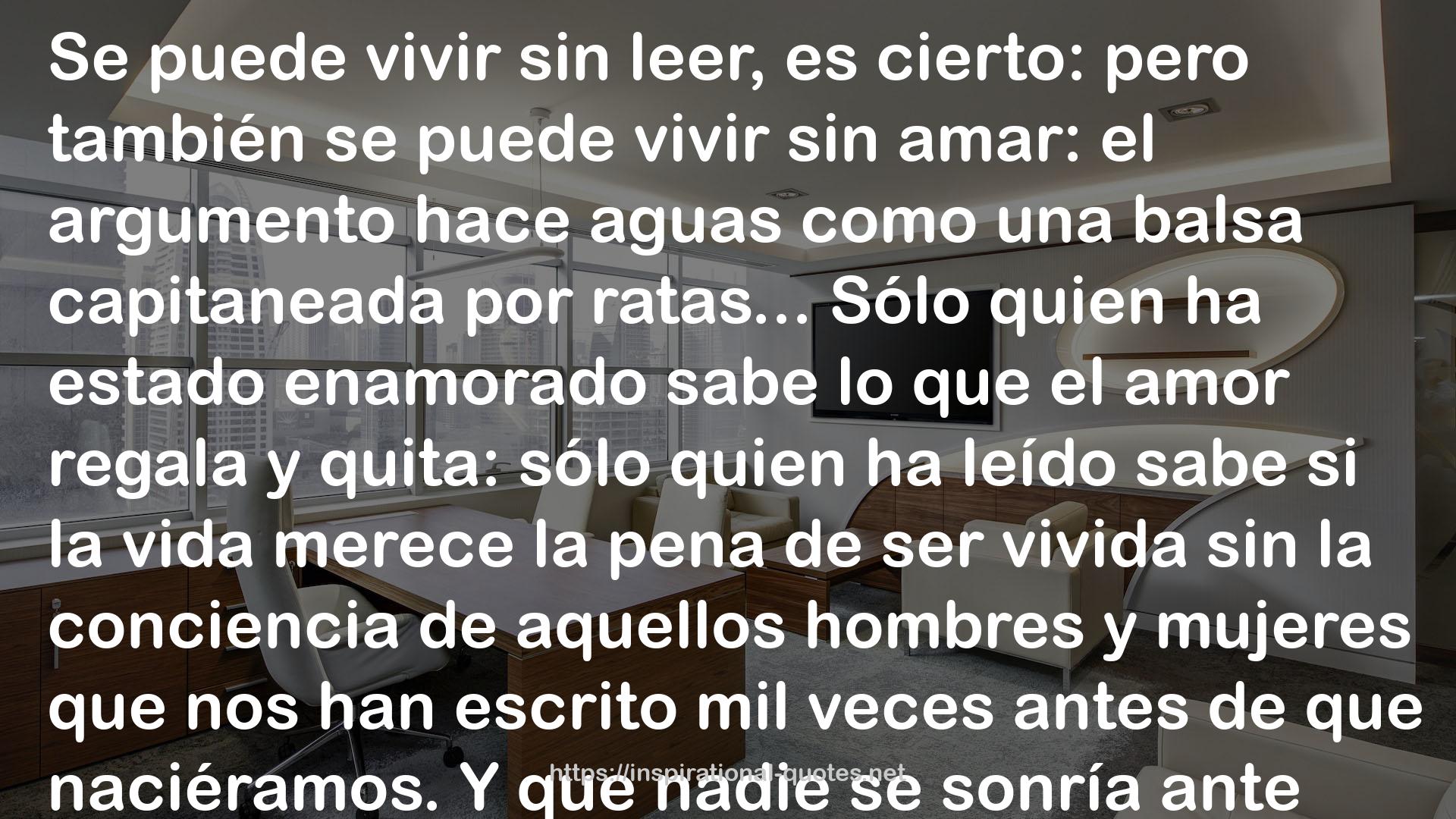 estado enamorado sabe lo que el  QUOTES