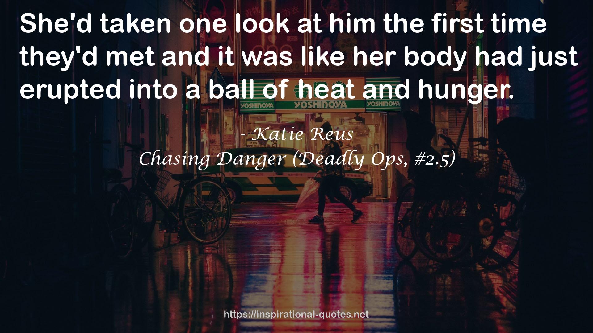 Chasing Danger (Deadly Ops, #2.5) QUOTES