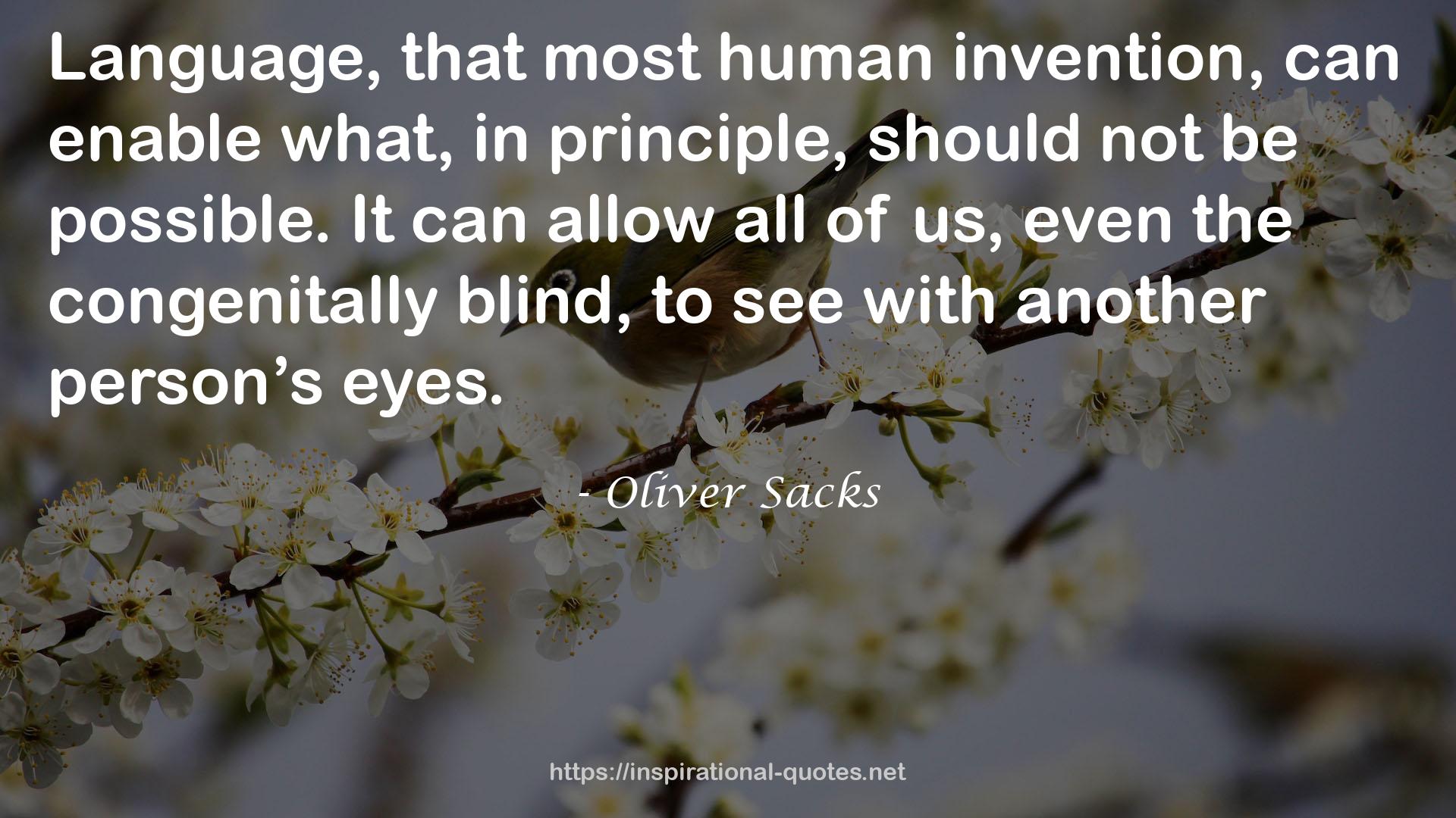 Oliver Sacks QUOTES