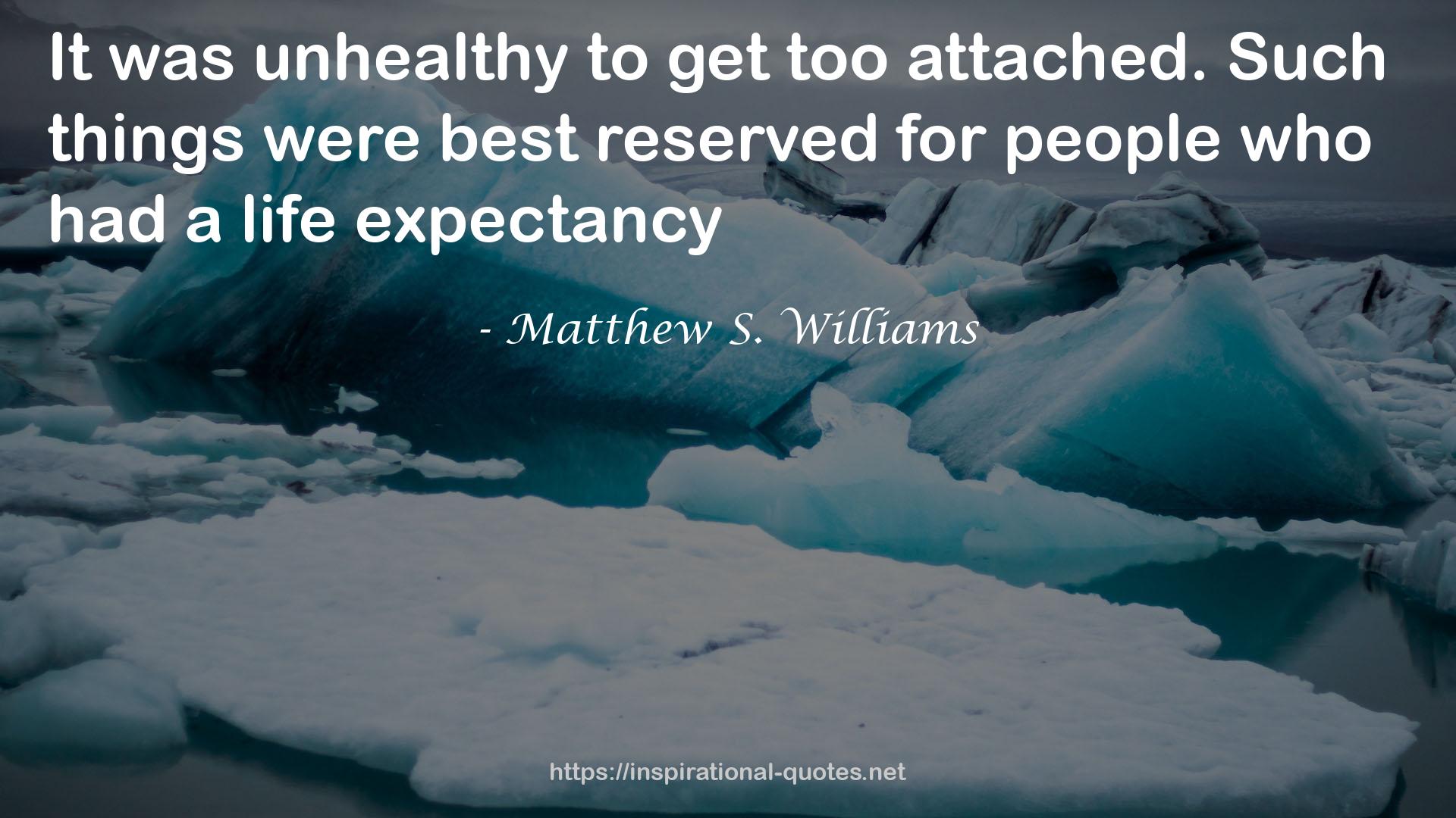 Matthew S. Williams QUOTES