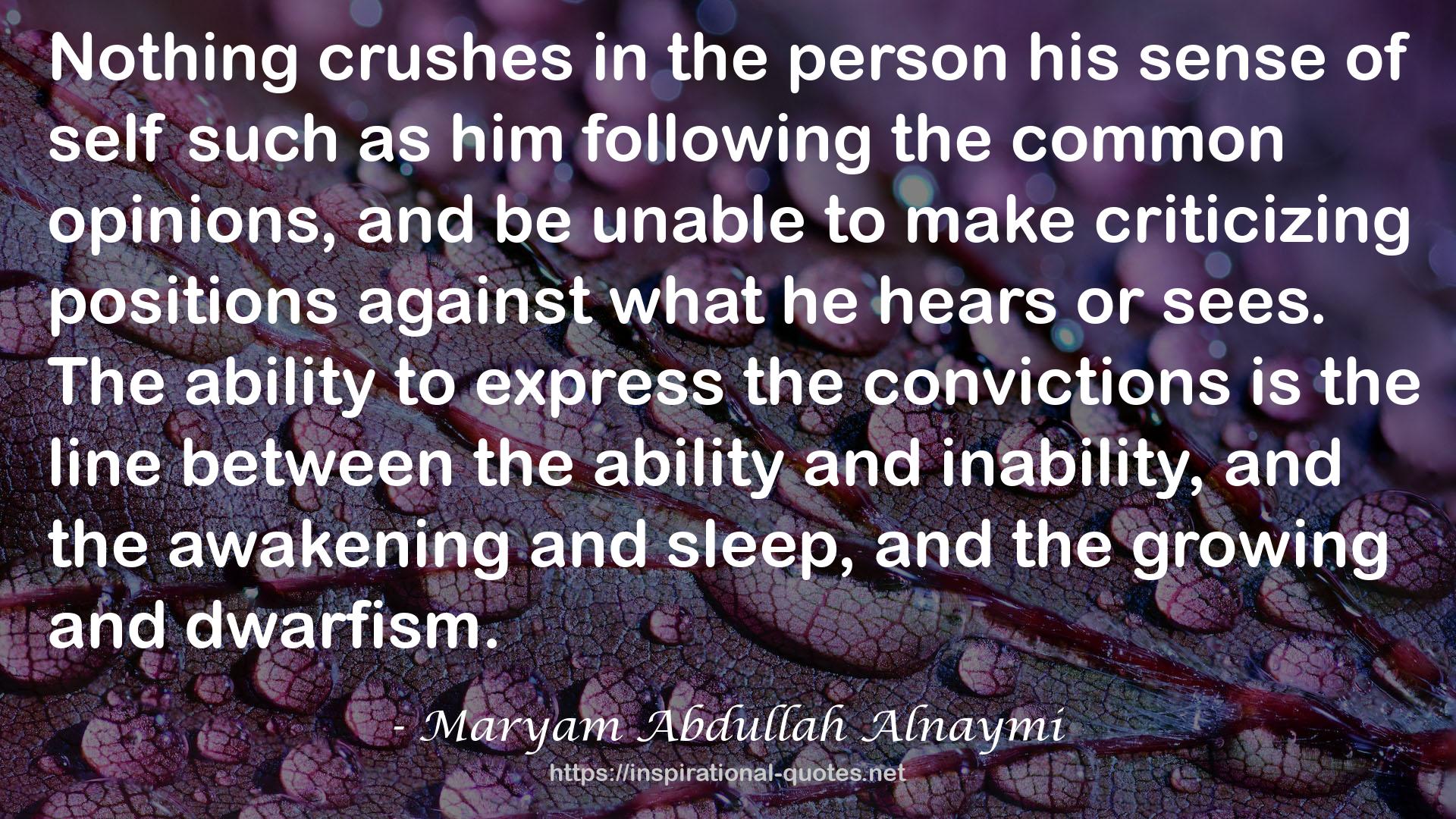 Maryam Abdullah Alnaymi QUOTES