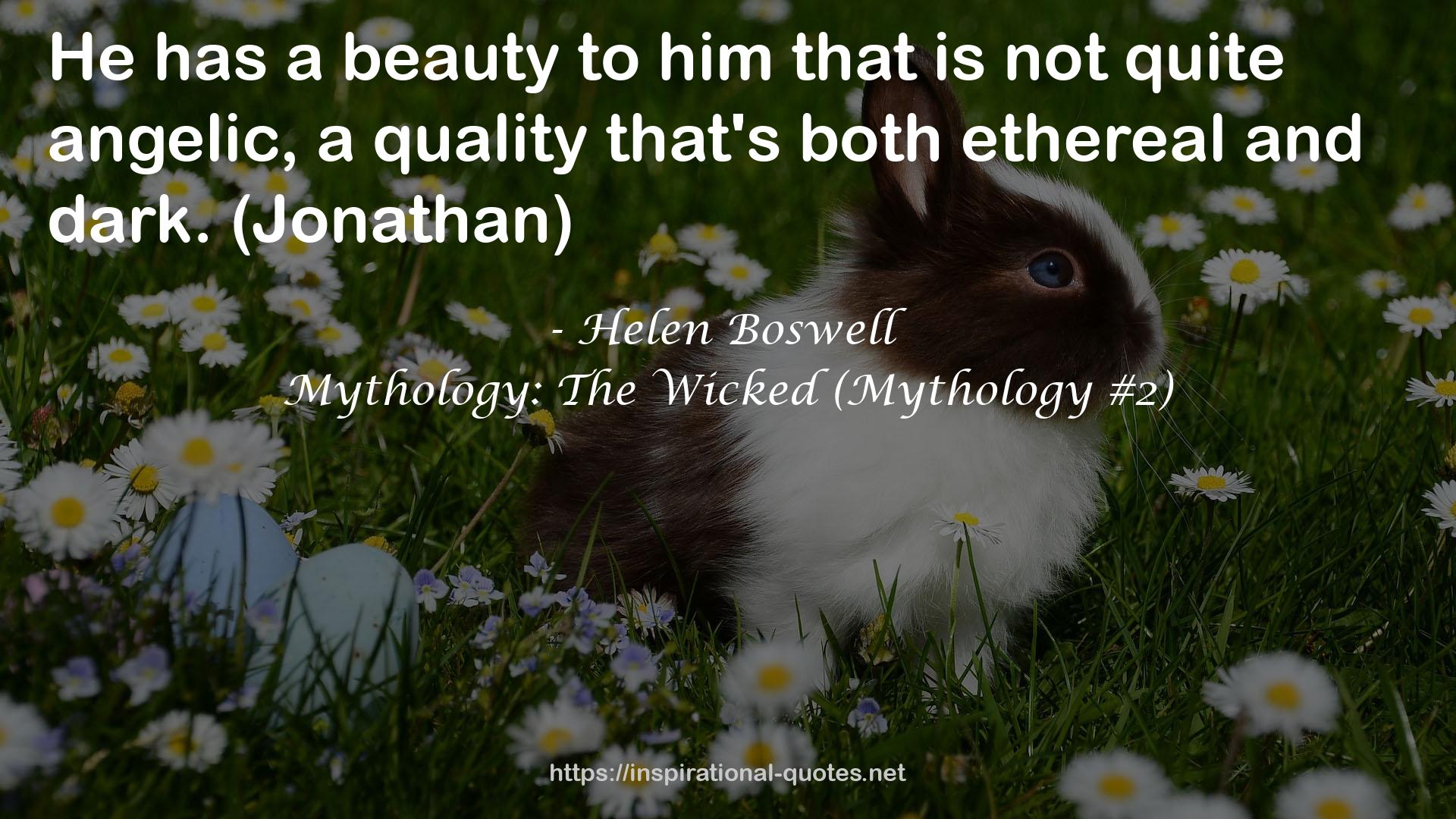 Mythology: The Wicked (Mythology #2) QUOTES