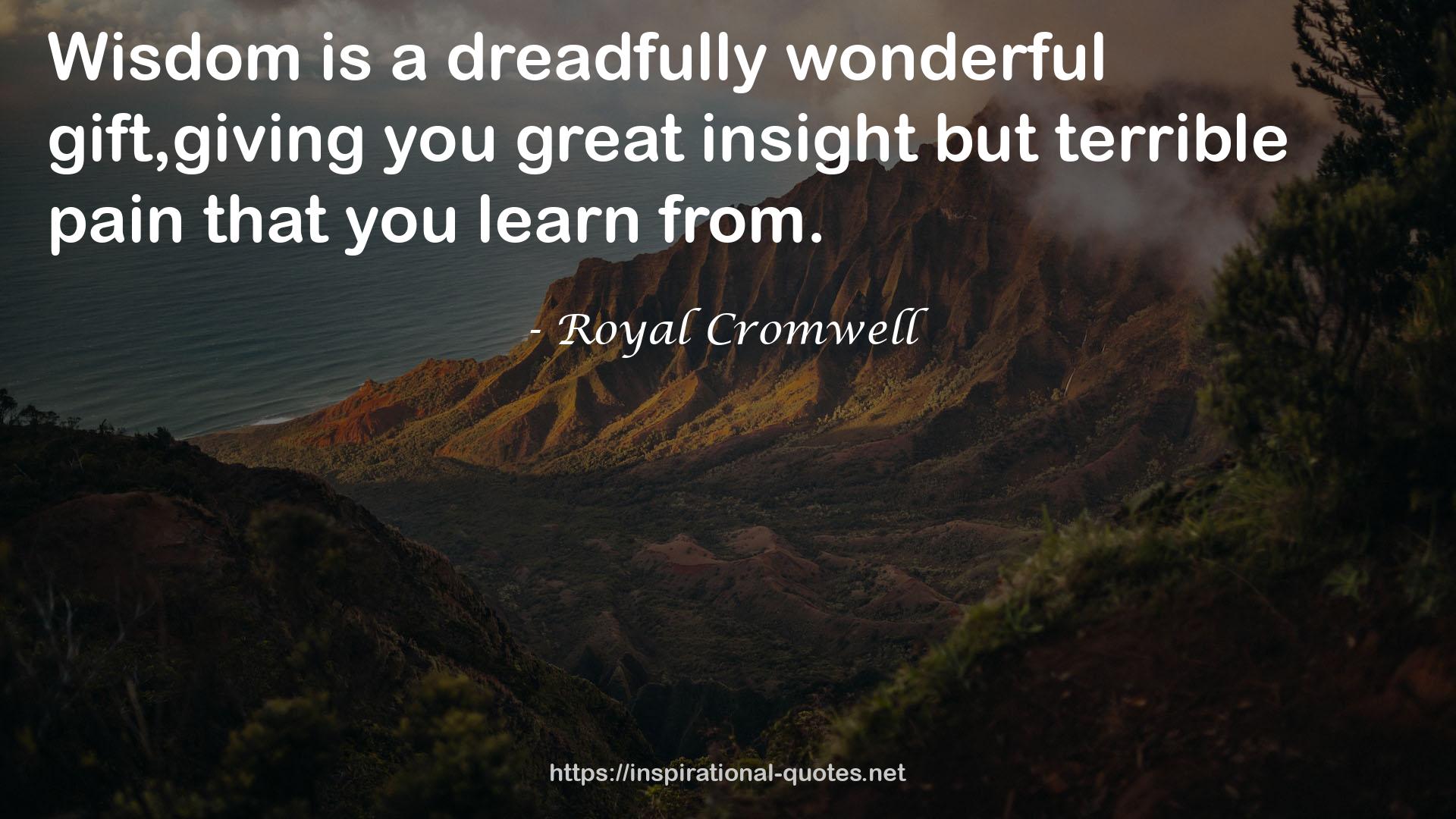 Royal Cromwell QUOTES