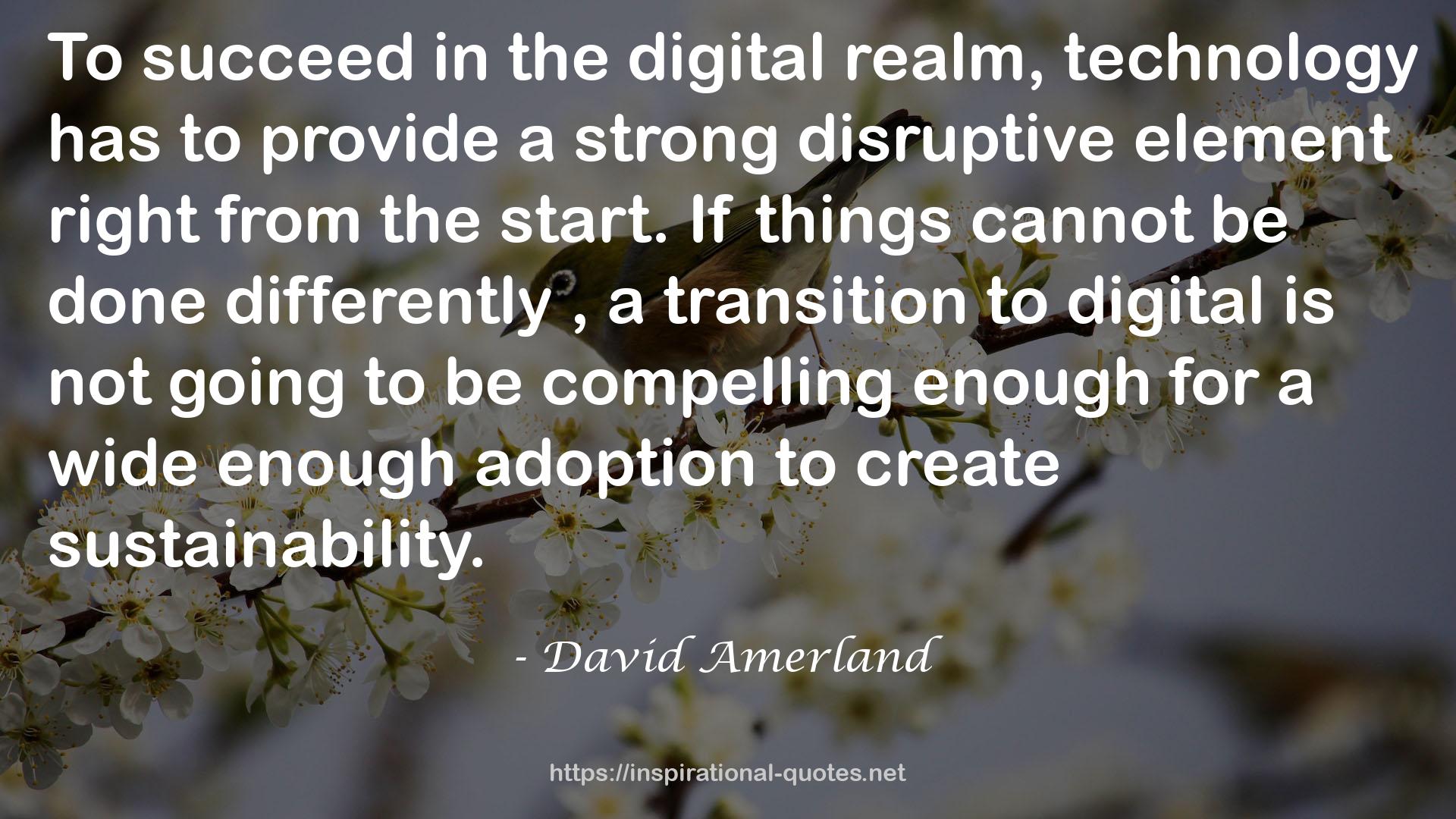 a strong disruptive element  QUOTES