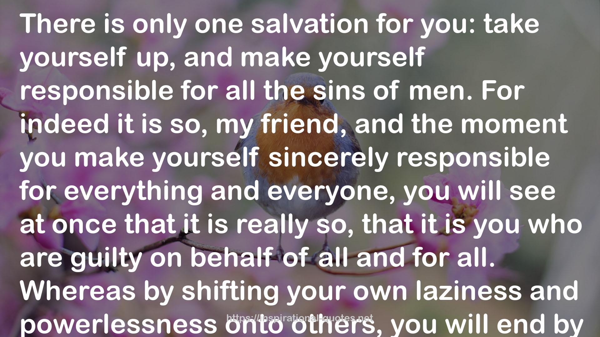 only one salvation  QUOTES