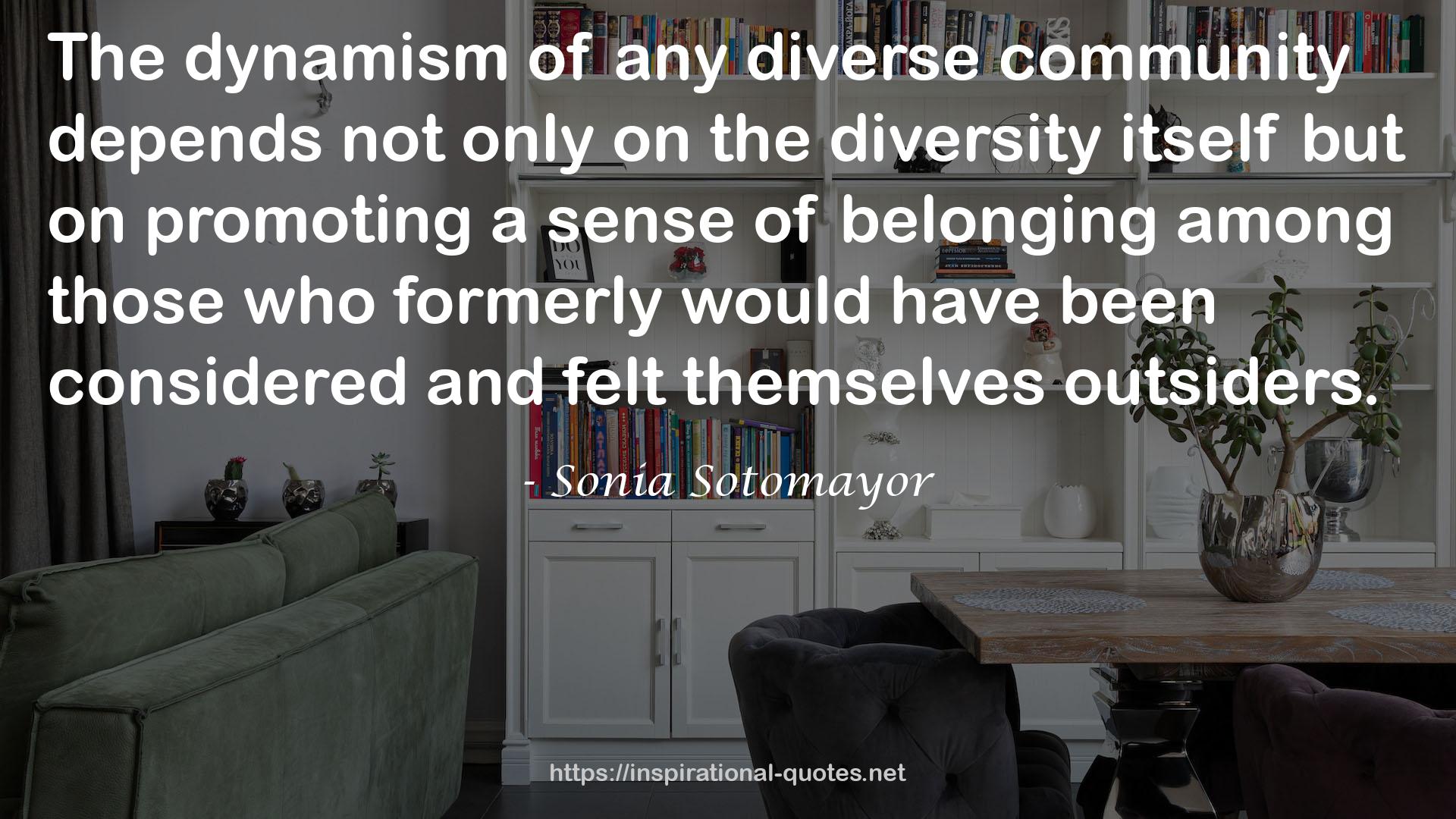 any diverse community  QUOTES