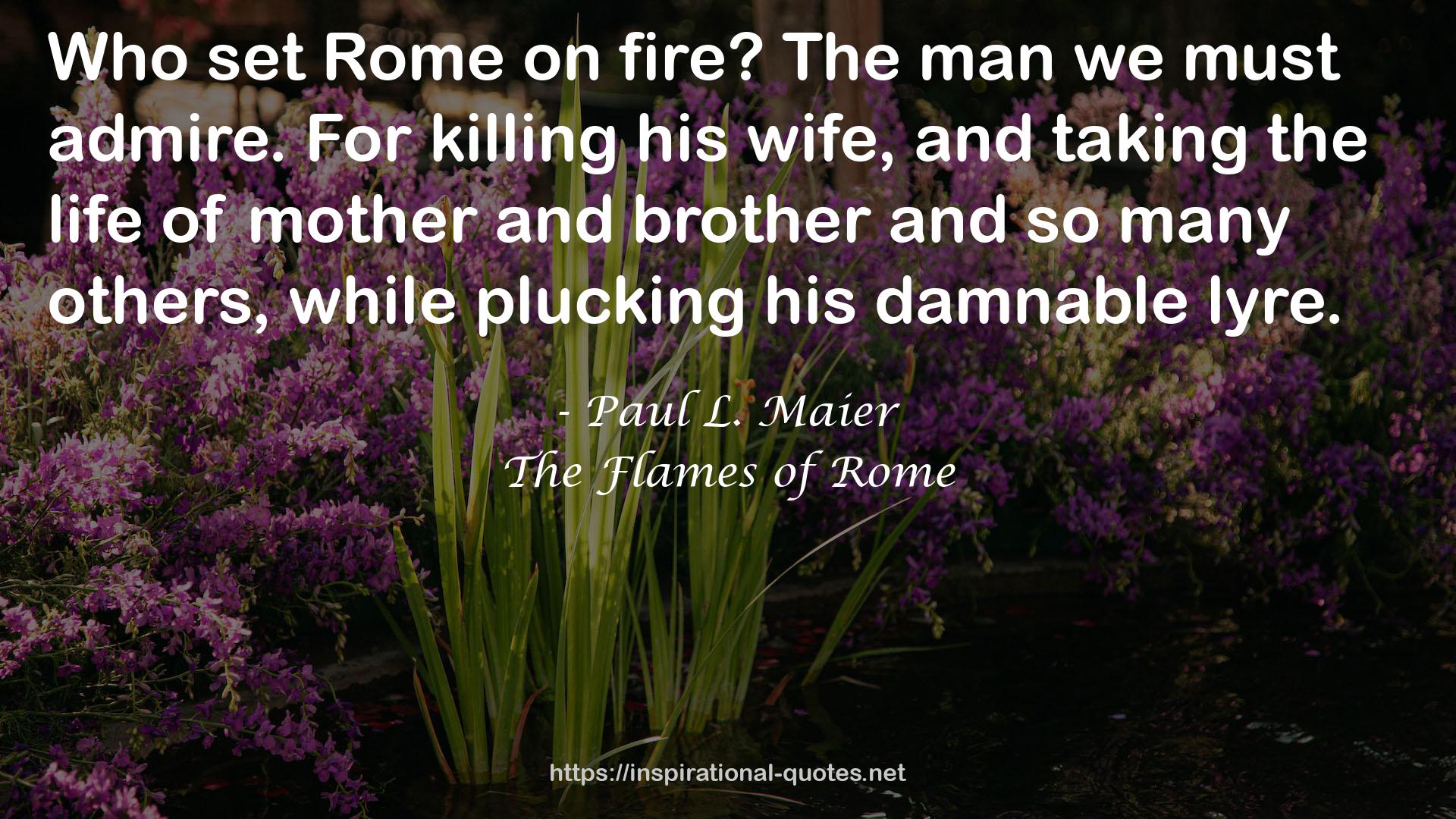 The Flames of Rome QUOTES