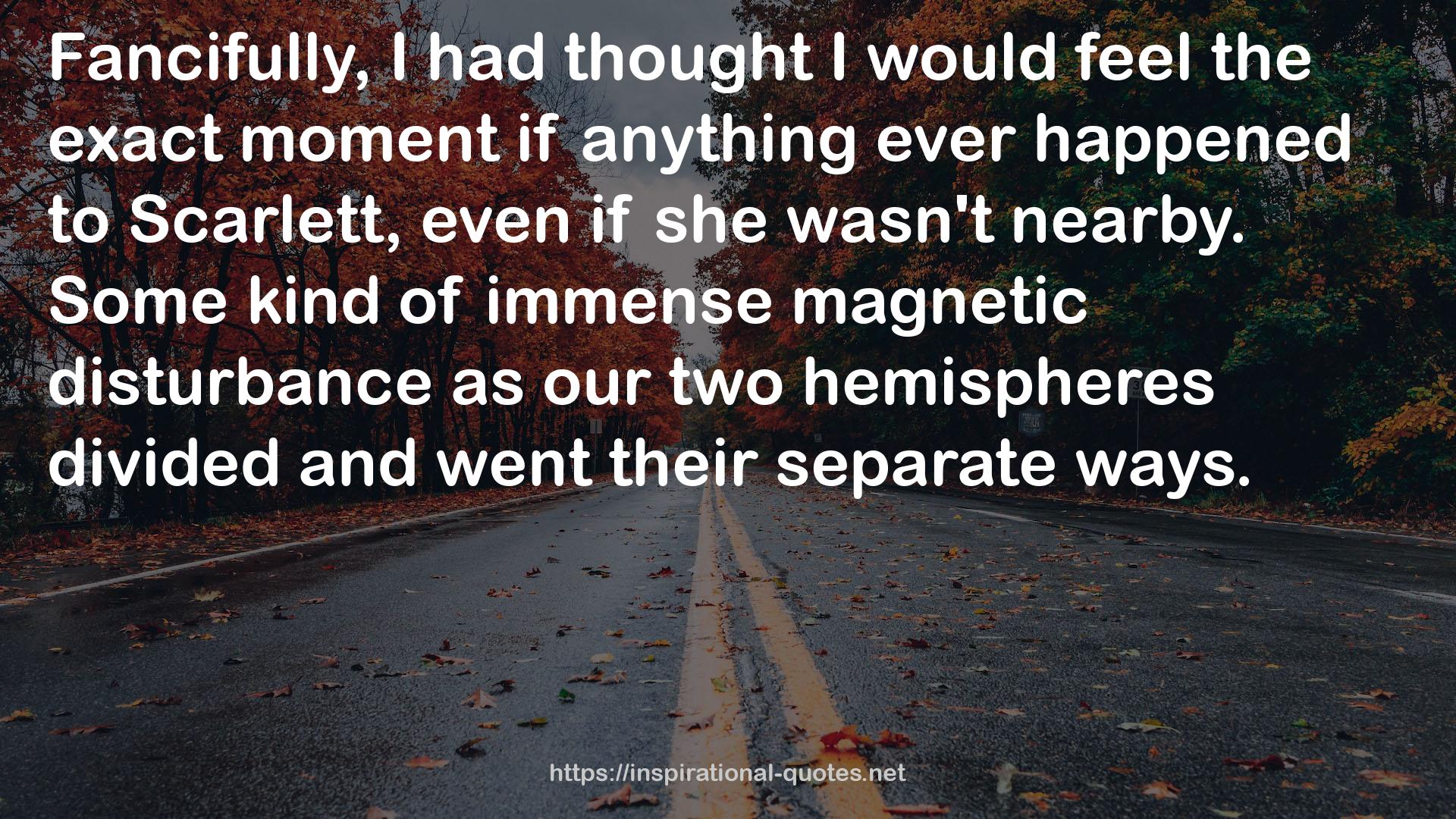 our two hemispheres  QUOTES