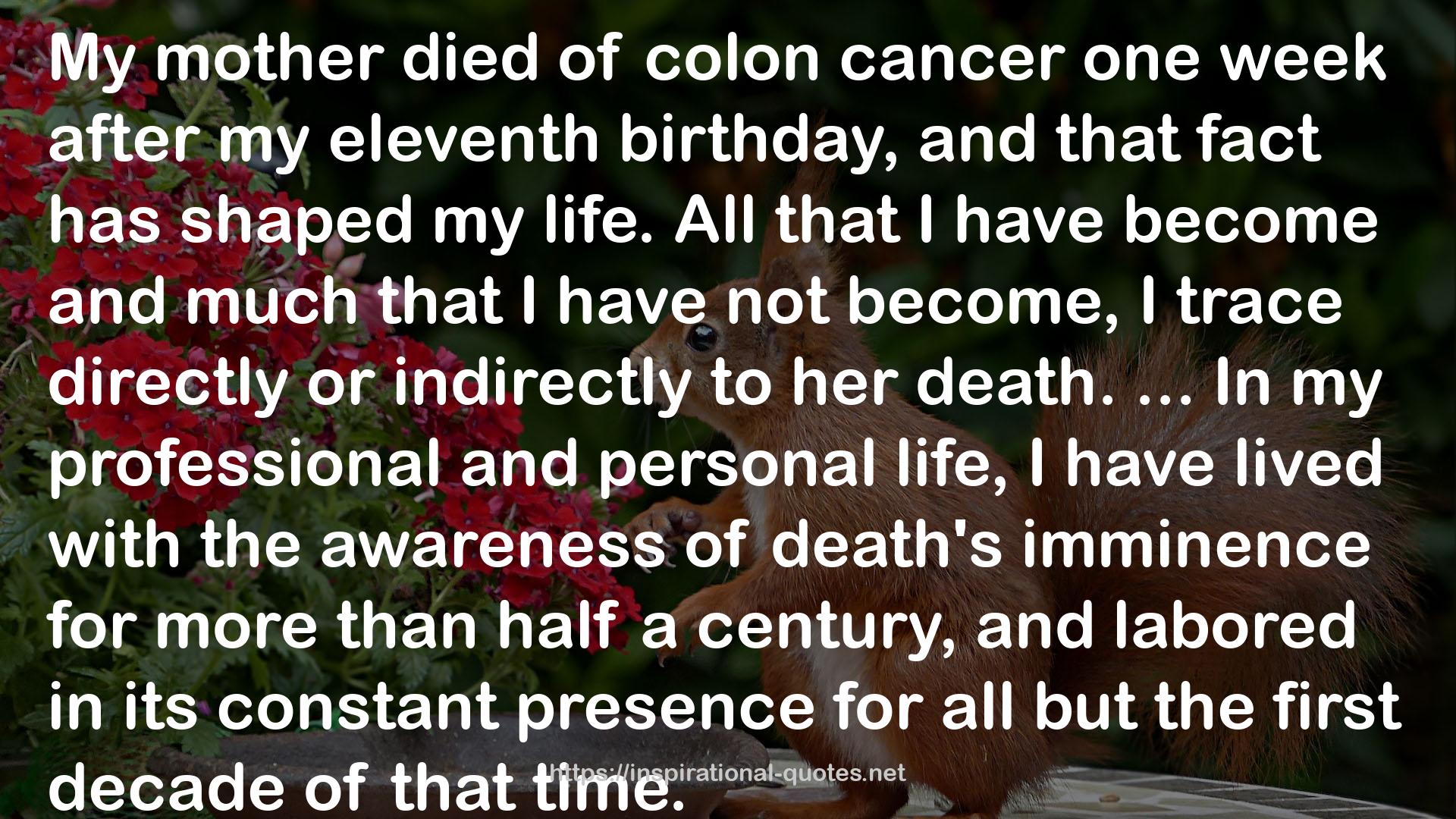 colon cancer  QUOTES