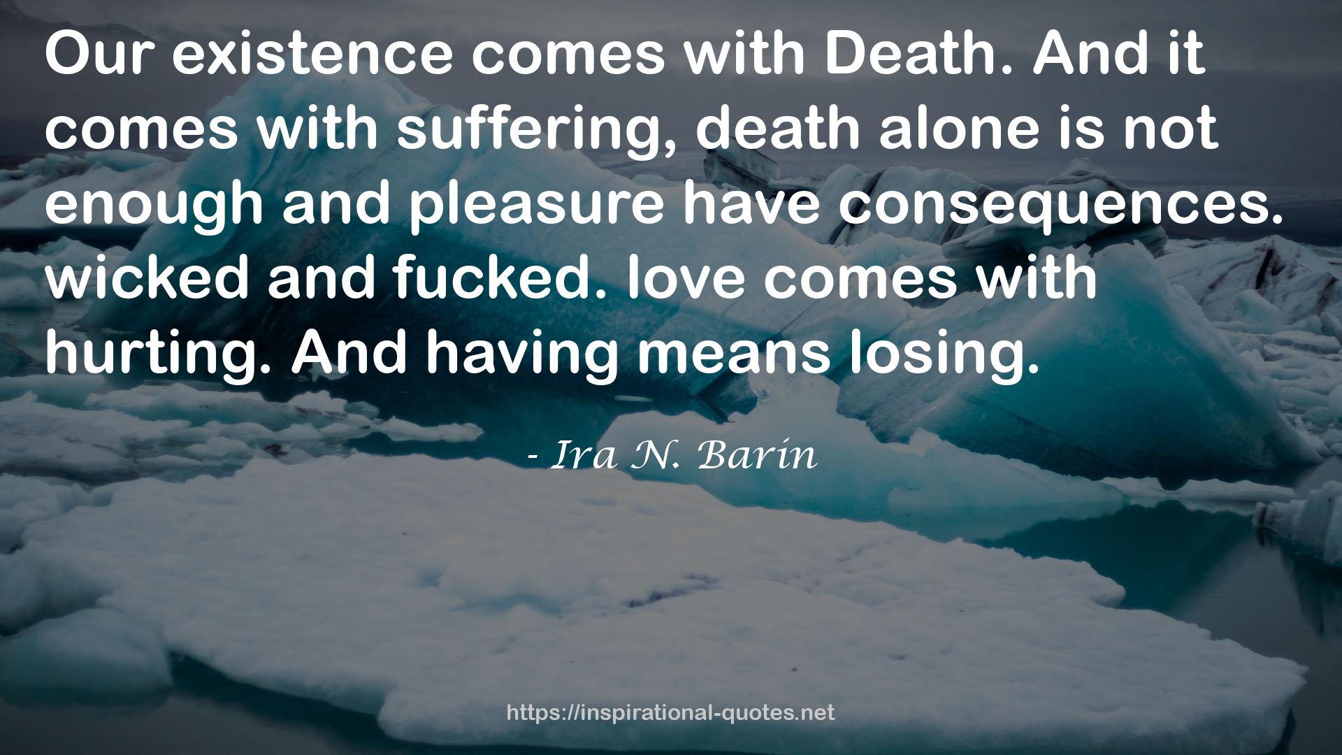Ira N. Barin QUOTES