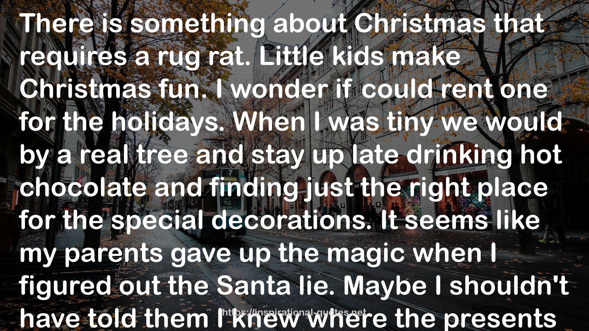 about Christmas  QUOTES